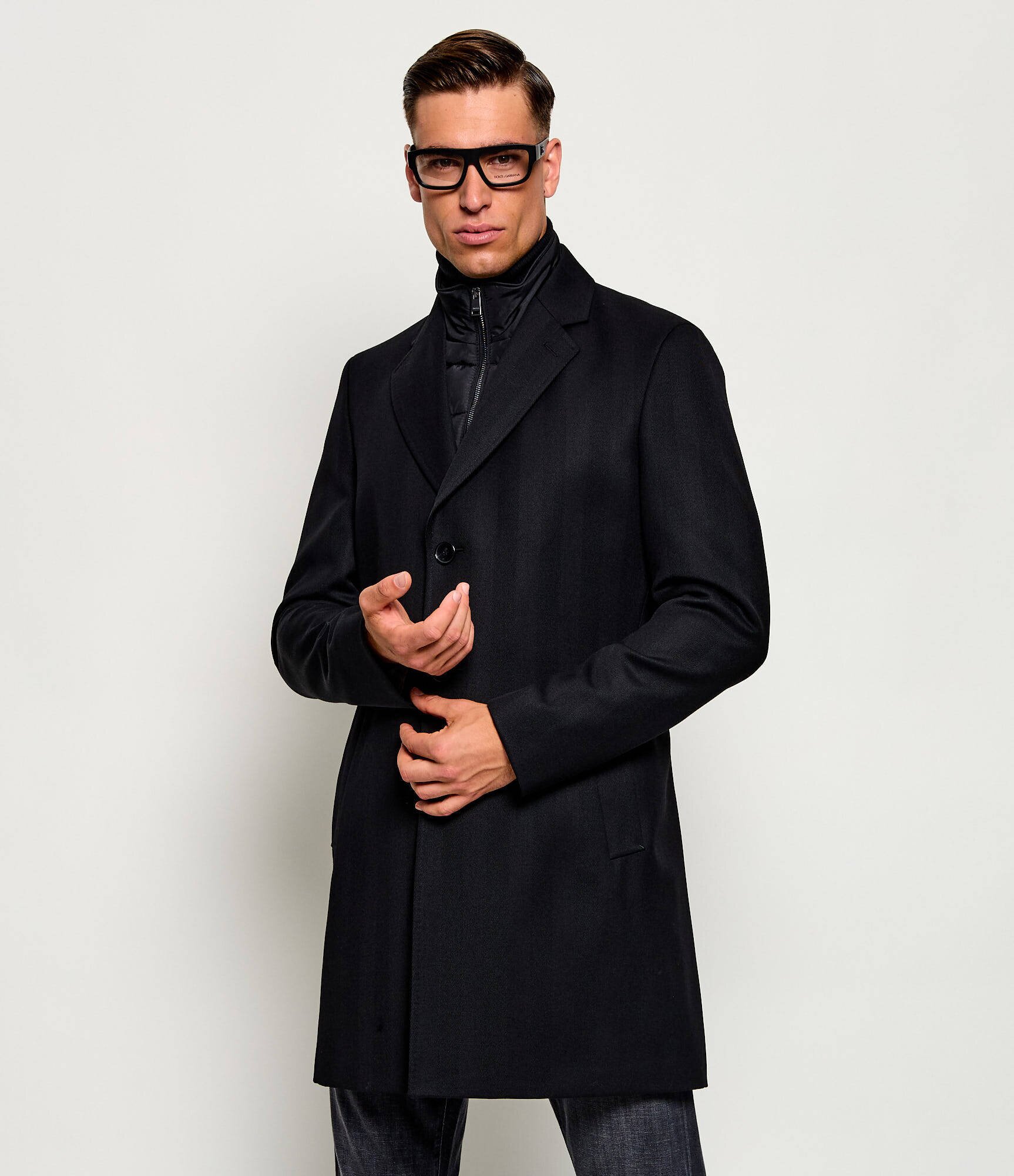 BOSS Black De lână palton 2 în 1 H-Hyde-BIB-264