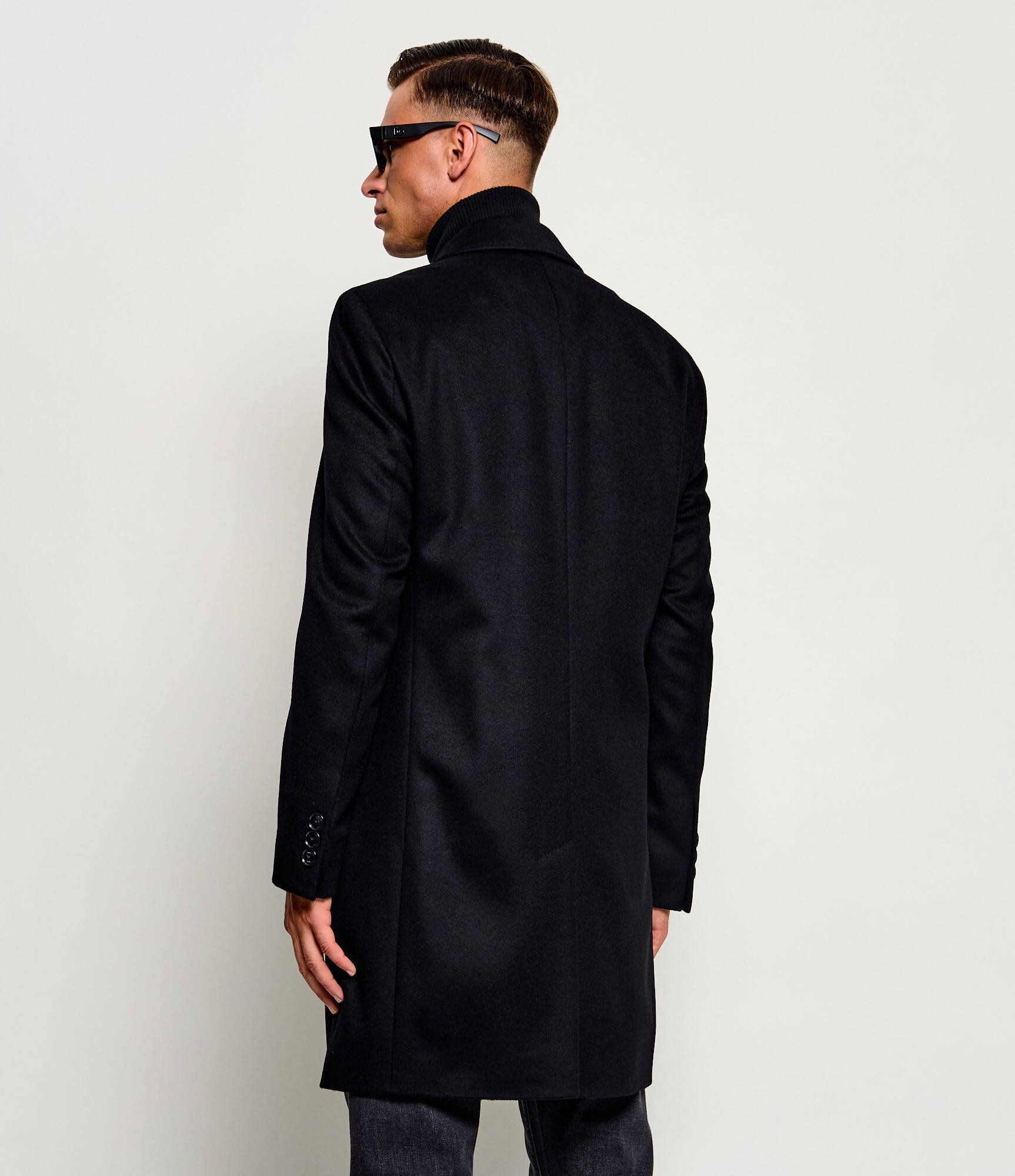 BOSS Black De lână palton H-Hyde-264 cu adaos de cașmir