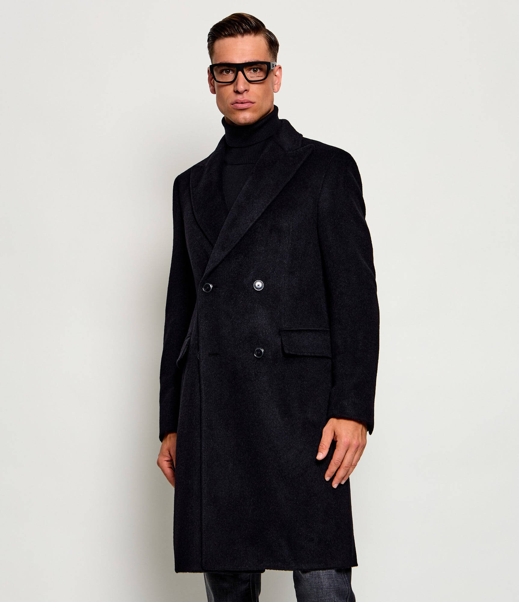 BOSS Black De lână palton H-Hyde-DB-Peak-264