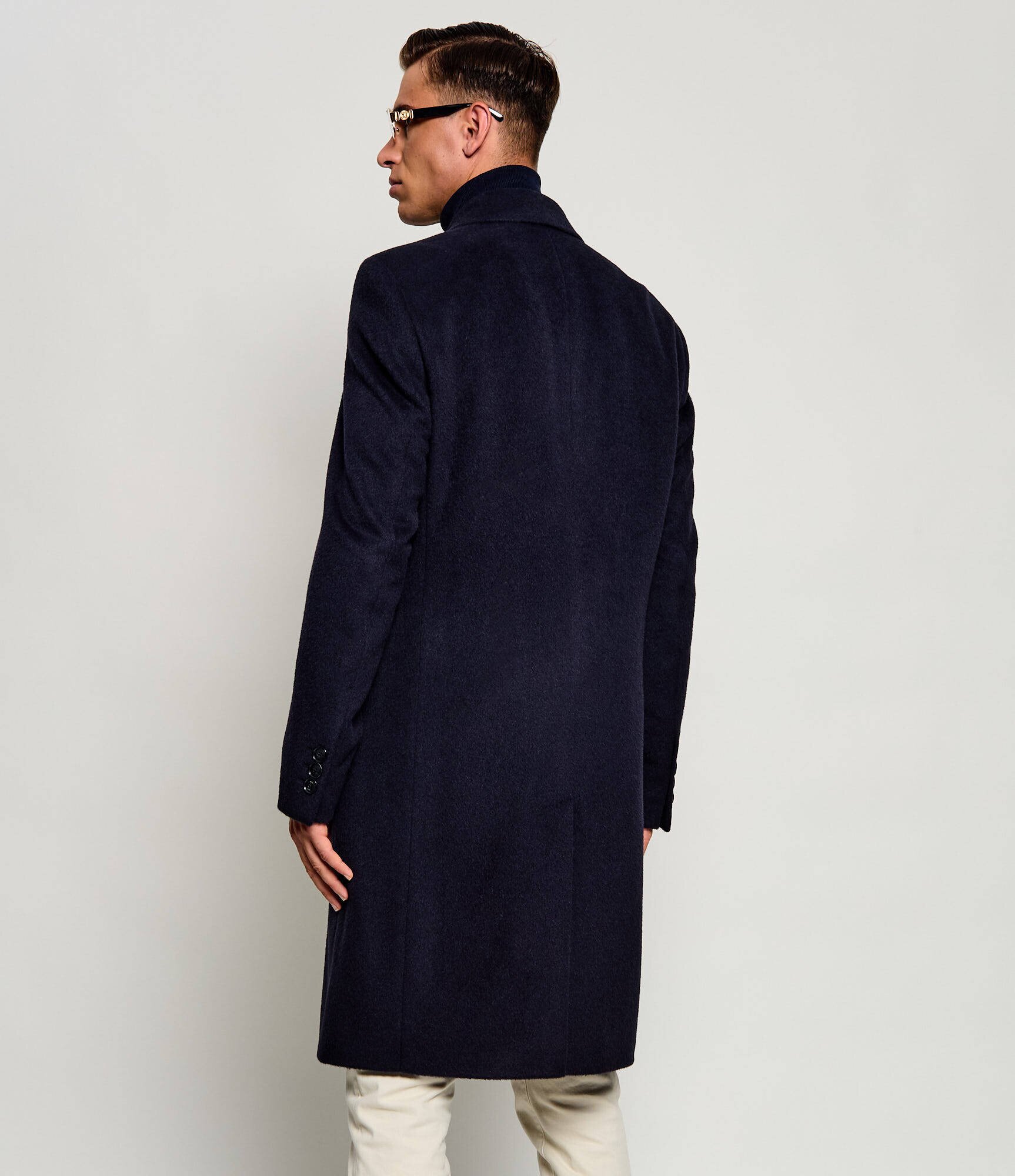 BOSS Black De lână palton H-Hyde-DB-Peak-264