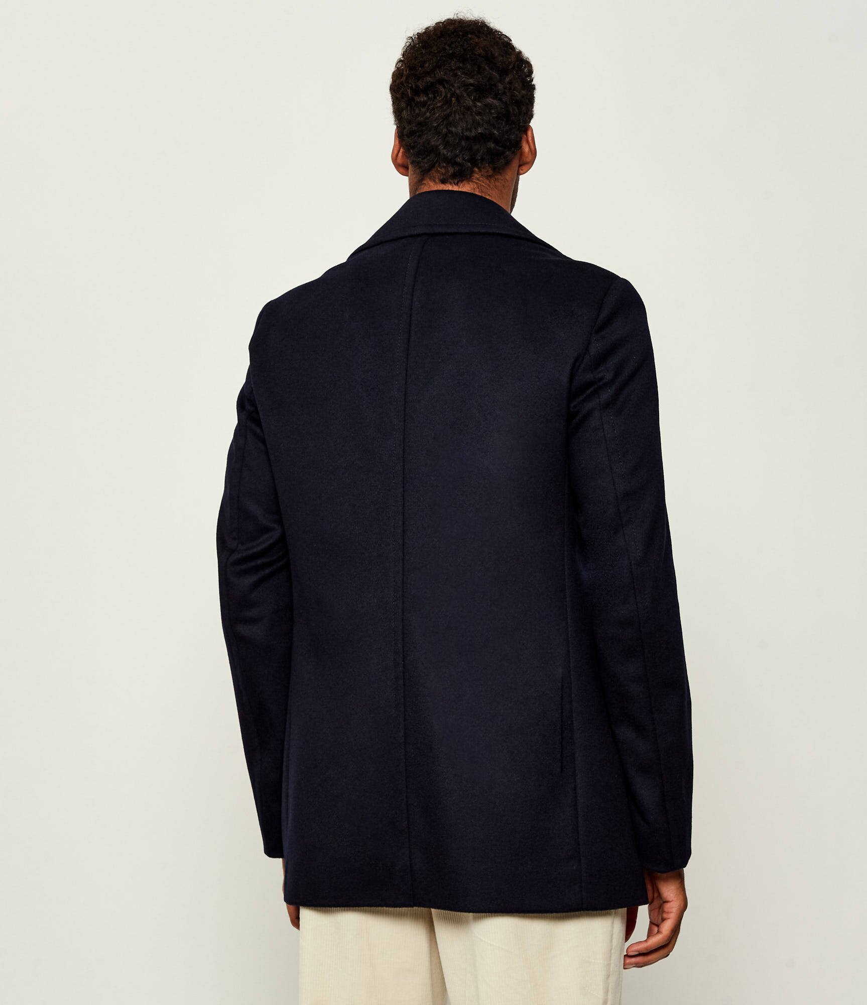 BOSS Black De lână palton H-Hyde-Pcoat-254 cu adaos de cașmir
