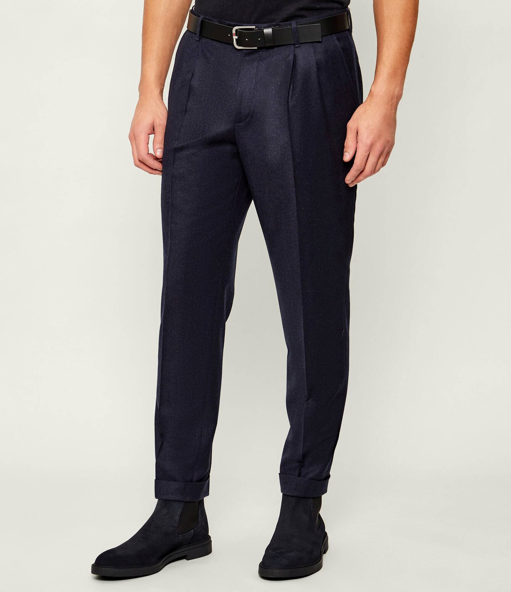 BOSS Black De lână pantaloni C-Perin-DPL-TU-﻿261 | regular fit