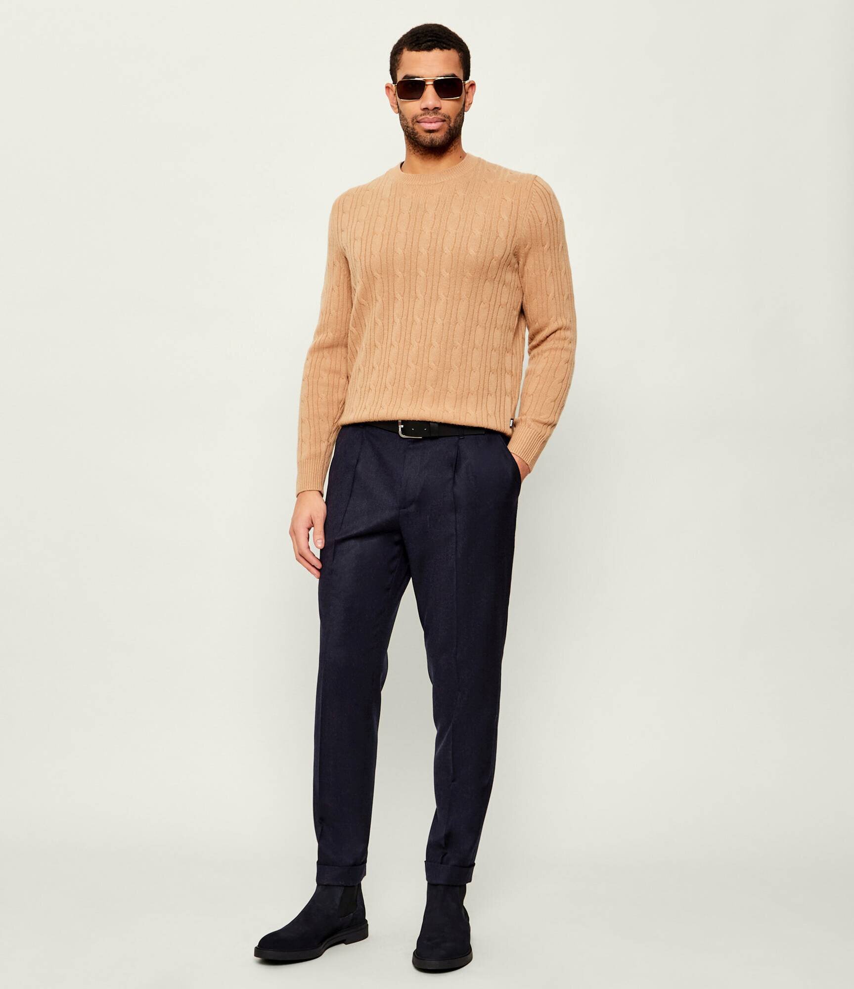 BOSS Black De lână pantaloni C-Perin-DPL-TU-﻿261 | regular fit