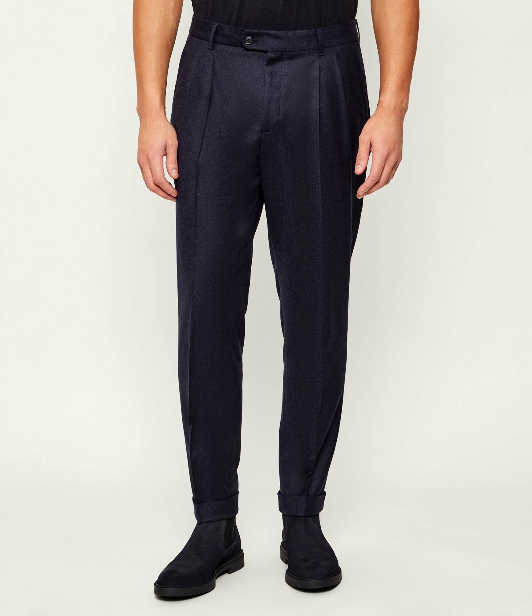 BOSS Black De lână pantaloni C-Perin-DPL-TU-﻿261 | regular fit