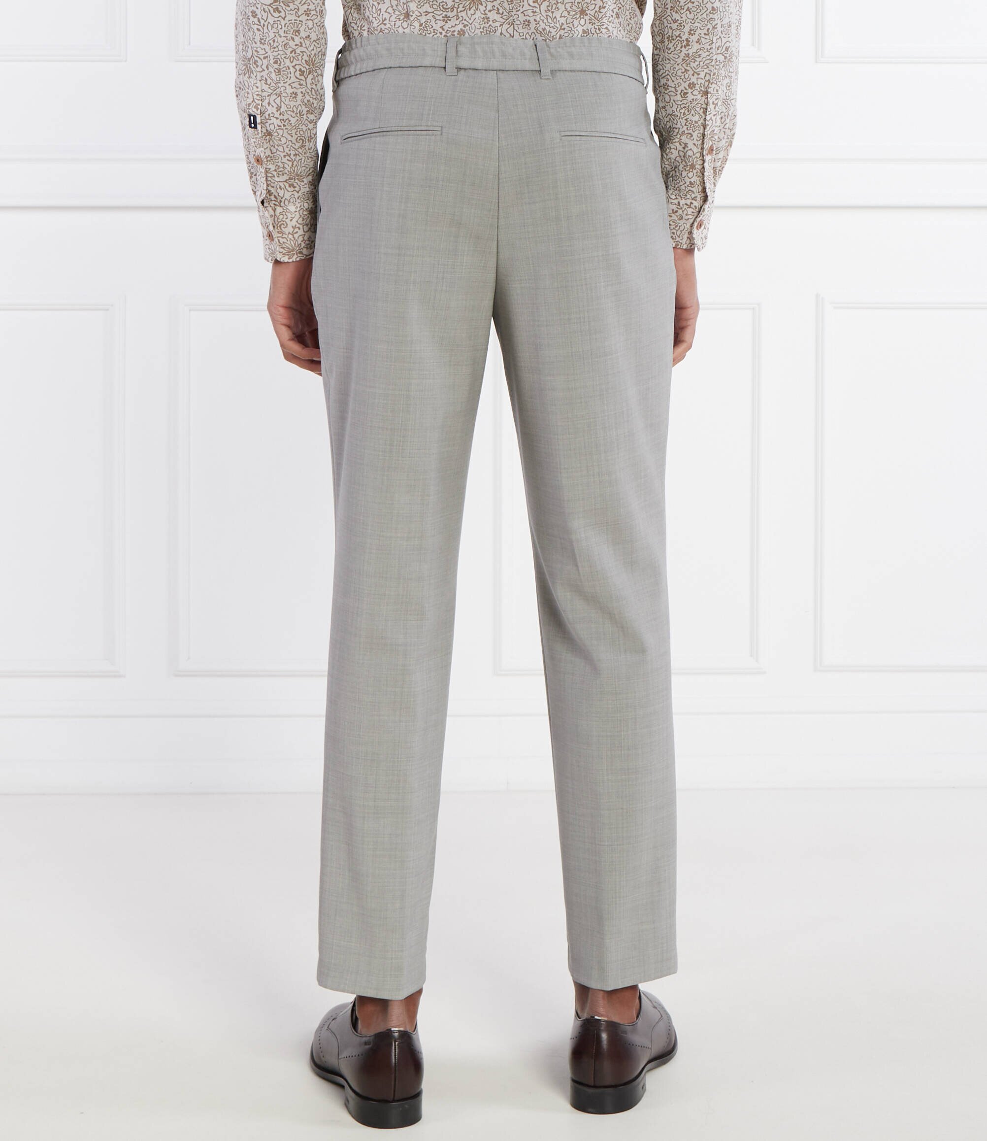 BOSS Black De lână pantaloni C-Perin-RDS-233 | Slim Fit