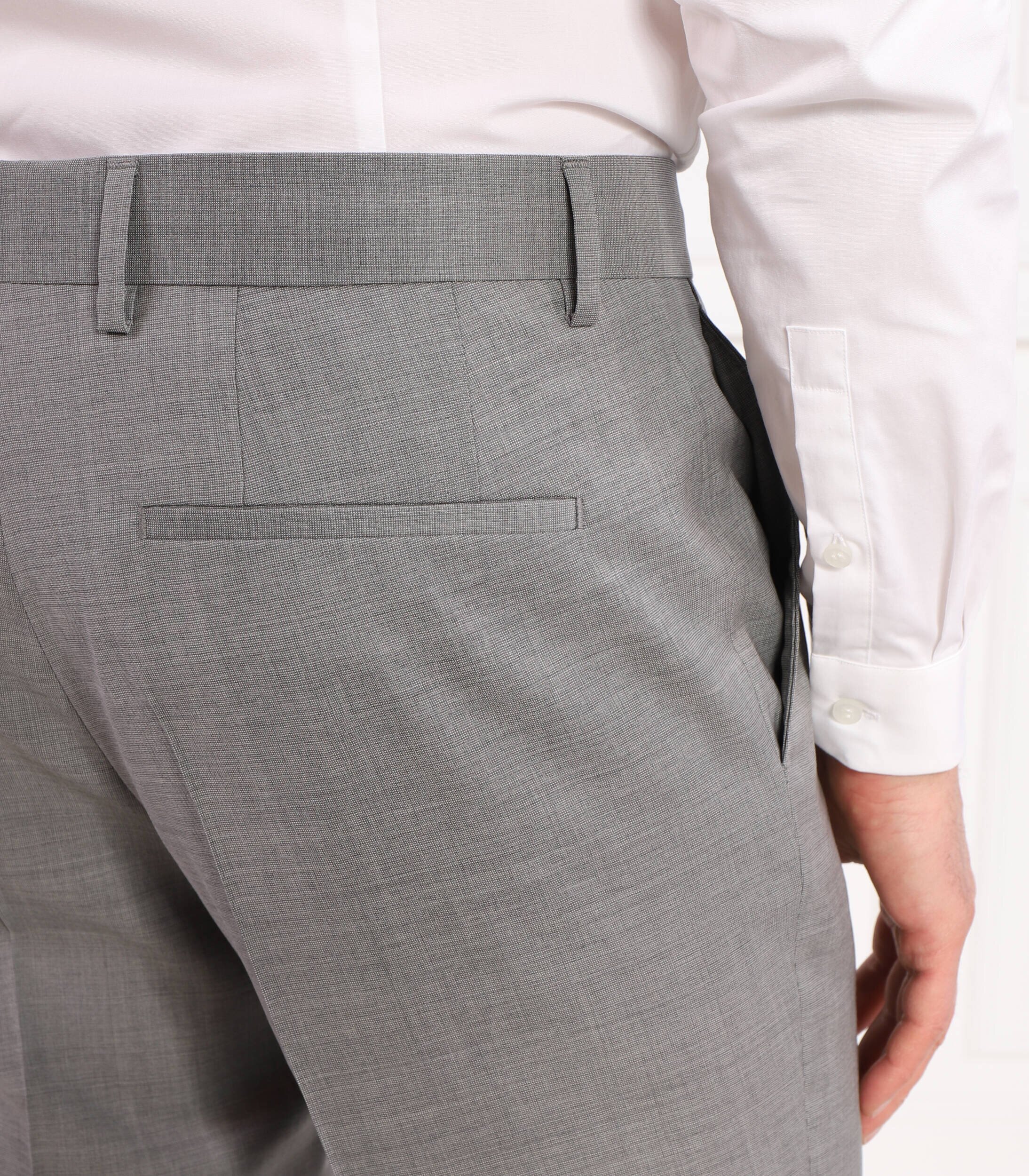 BOSS Black de lână pantaloni h-genius-mm-224 | slim fit