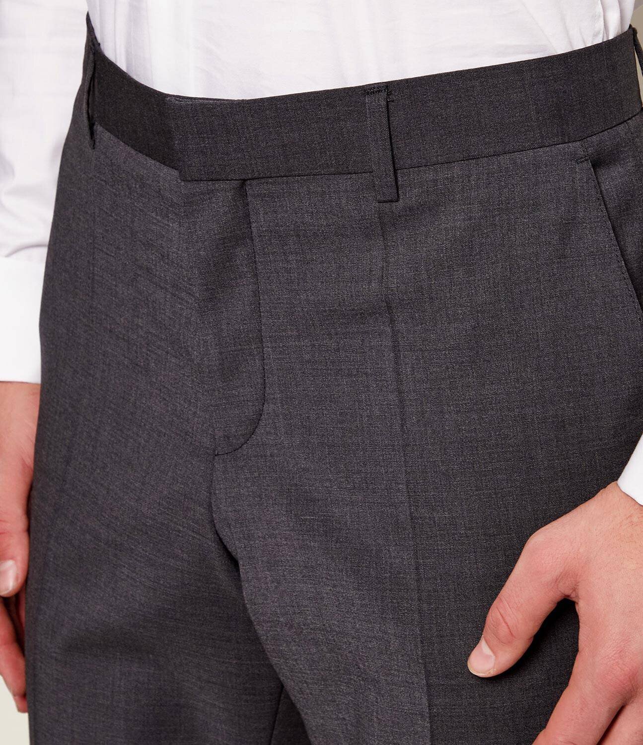 BOSS Black De lână pantaloni H-Genius-MM-251 | Slim Fit