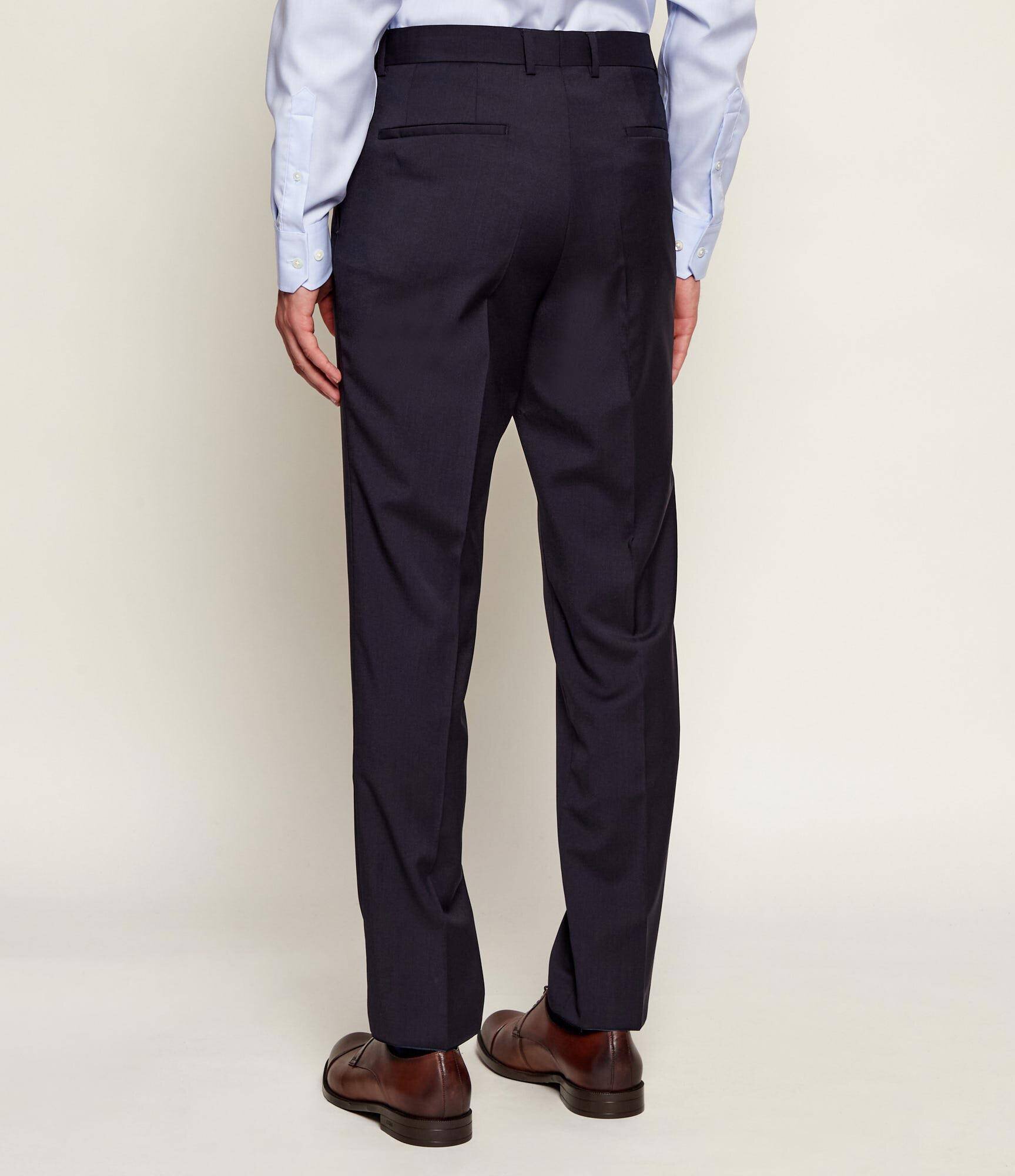 BOSS Black De lână pantaloni H-Genius-MM-251 | Slim Fit