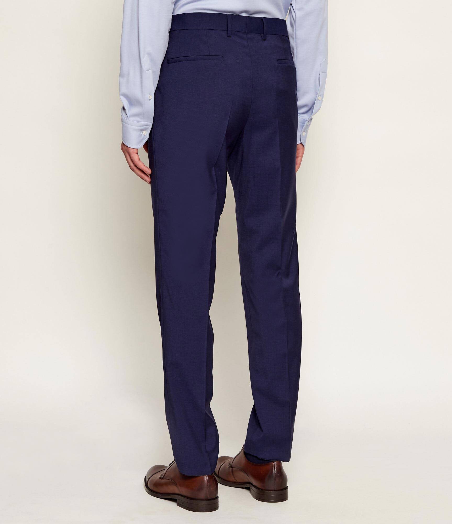 BOSS Black De lână pantaloni H-Genius-MM-251 | Slim Fit