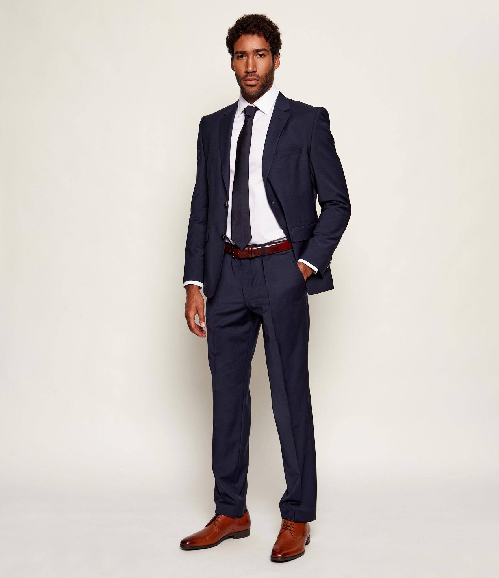 BOSS Black De lână pantaloni H-Leon-MM-C-224 | Regular Fit