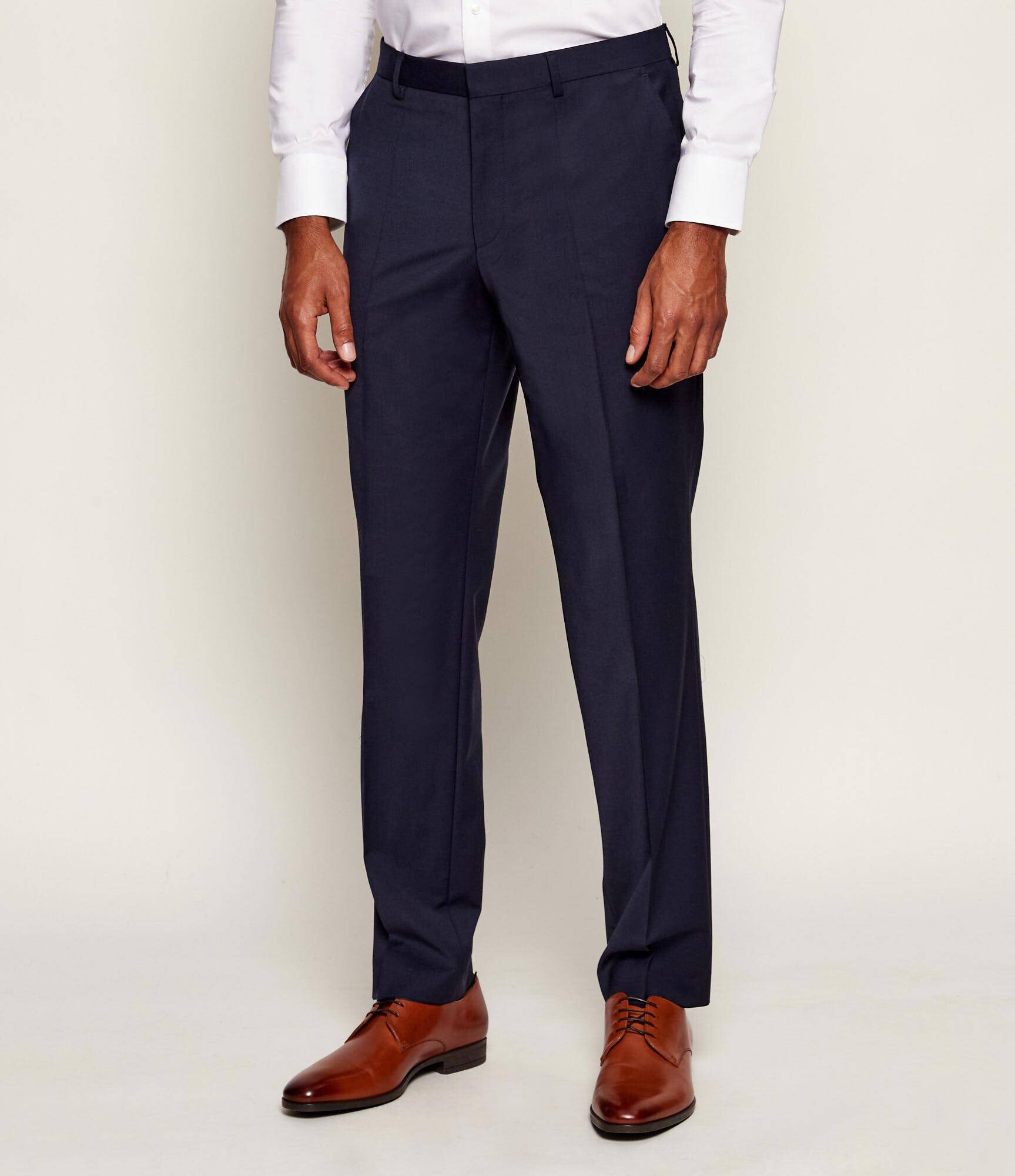 BOSS Black De lână pantaloni H-Leon-MM-C-224 | Regular Fit