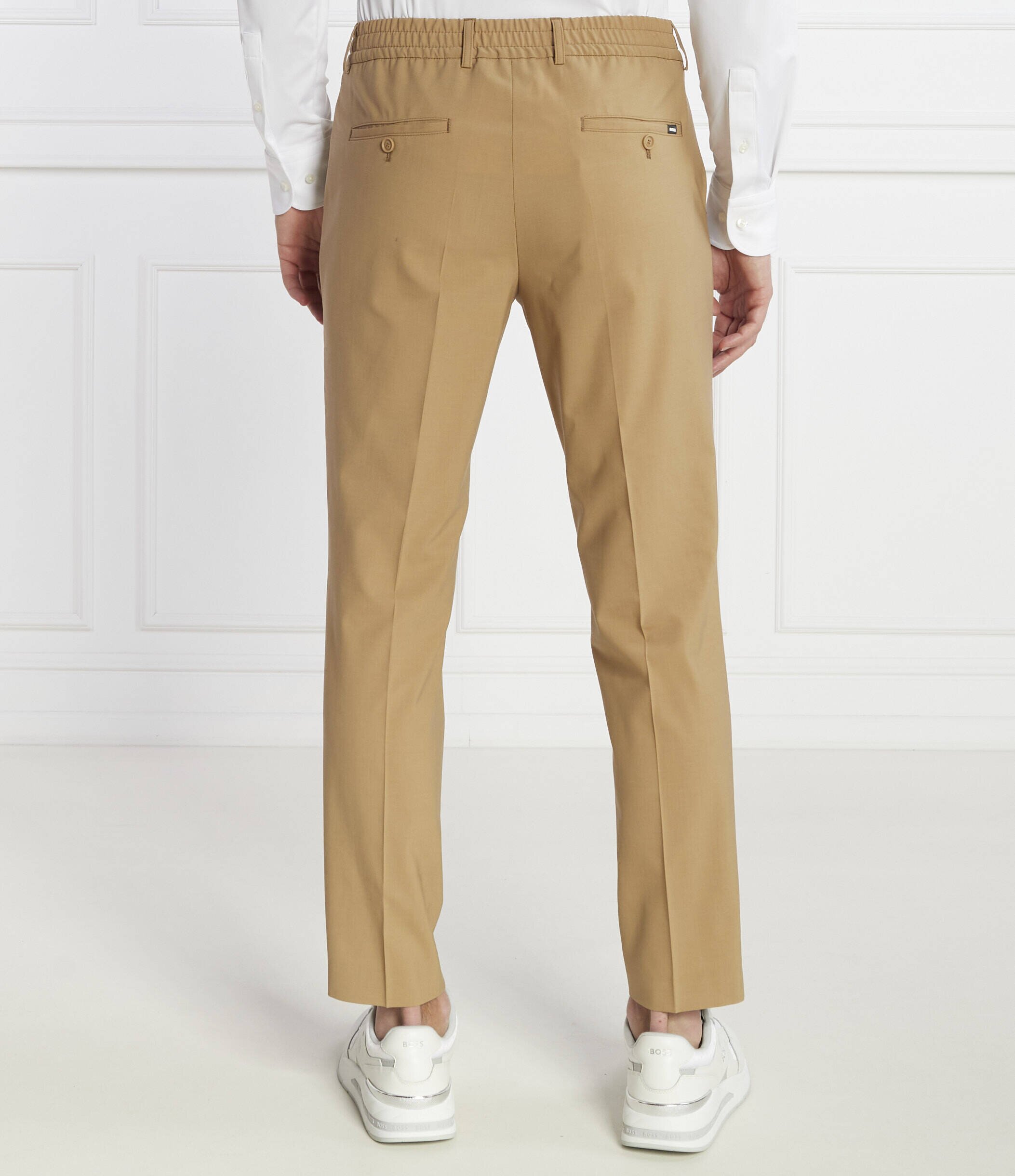 BOSS Black De lână pantaloni P-Genius-CW-WG-233 | Regular Fit
