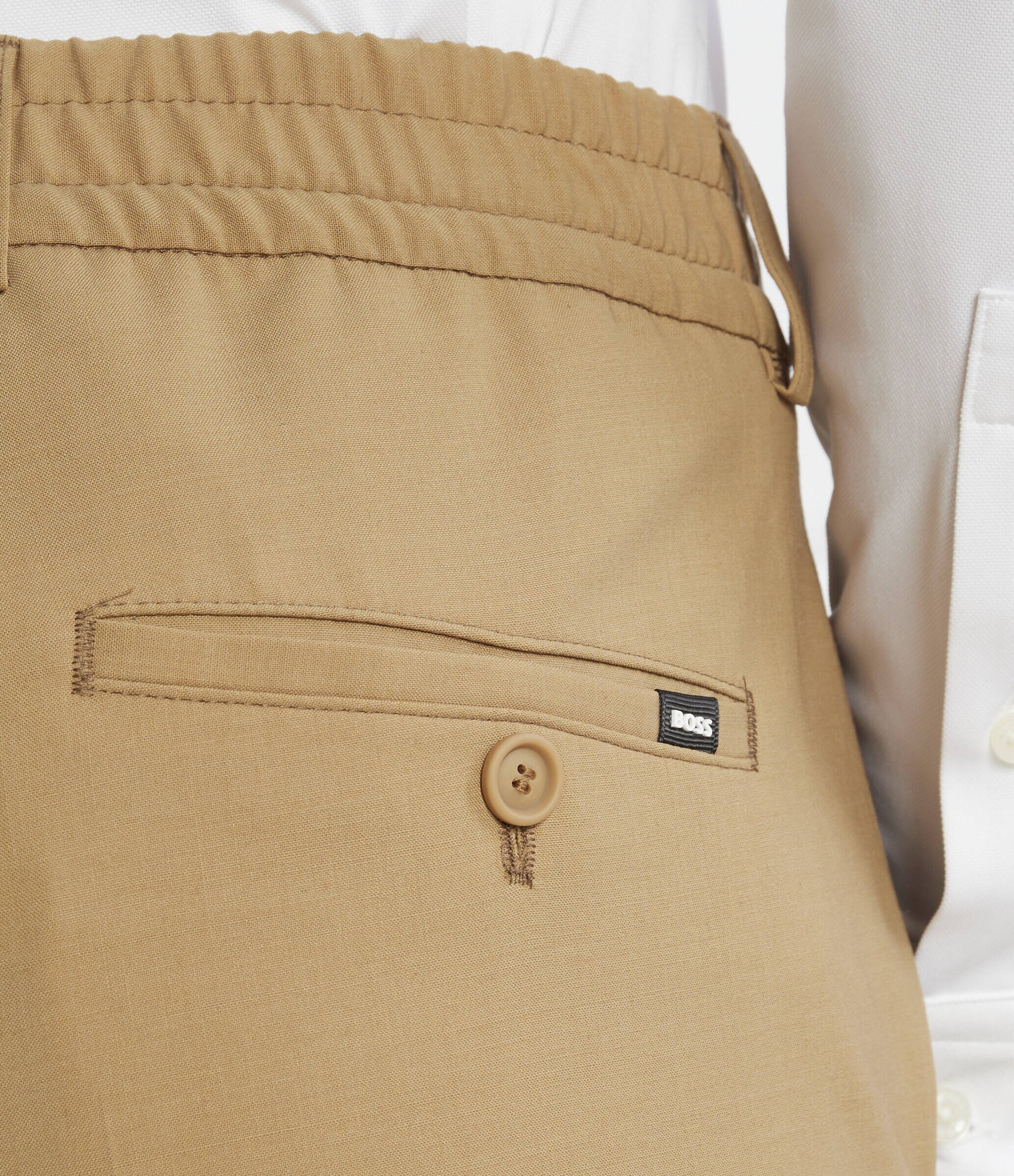BOSS Black De lână pantaloni P-Genius-CW-WG-233 | Regular Fit