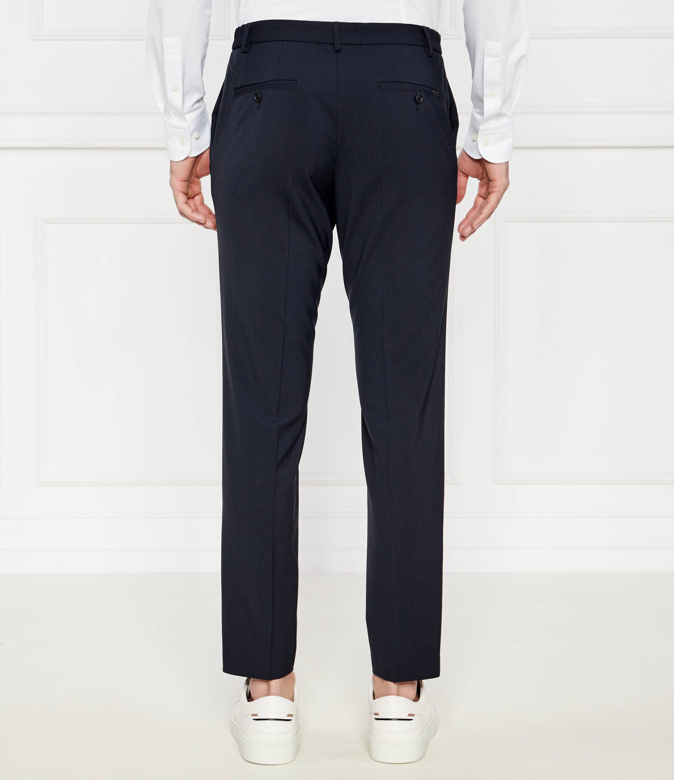 BOSS Black De lână pantaloni P-GENIUS-CW-WG-243 | Modern fit