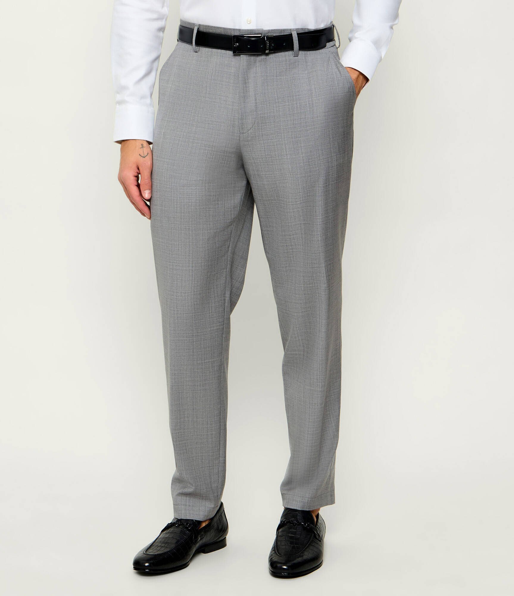 BOSS Black De lână pantaloni P-Perin-C﻿W-WG-262 | Tapered fit