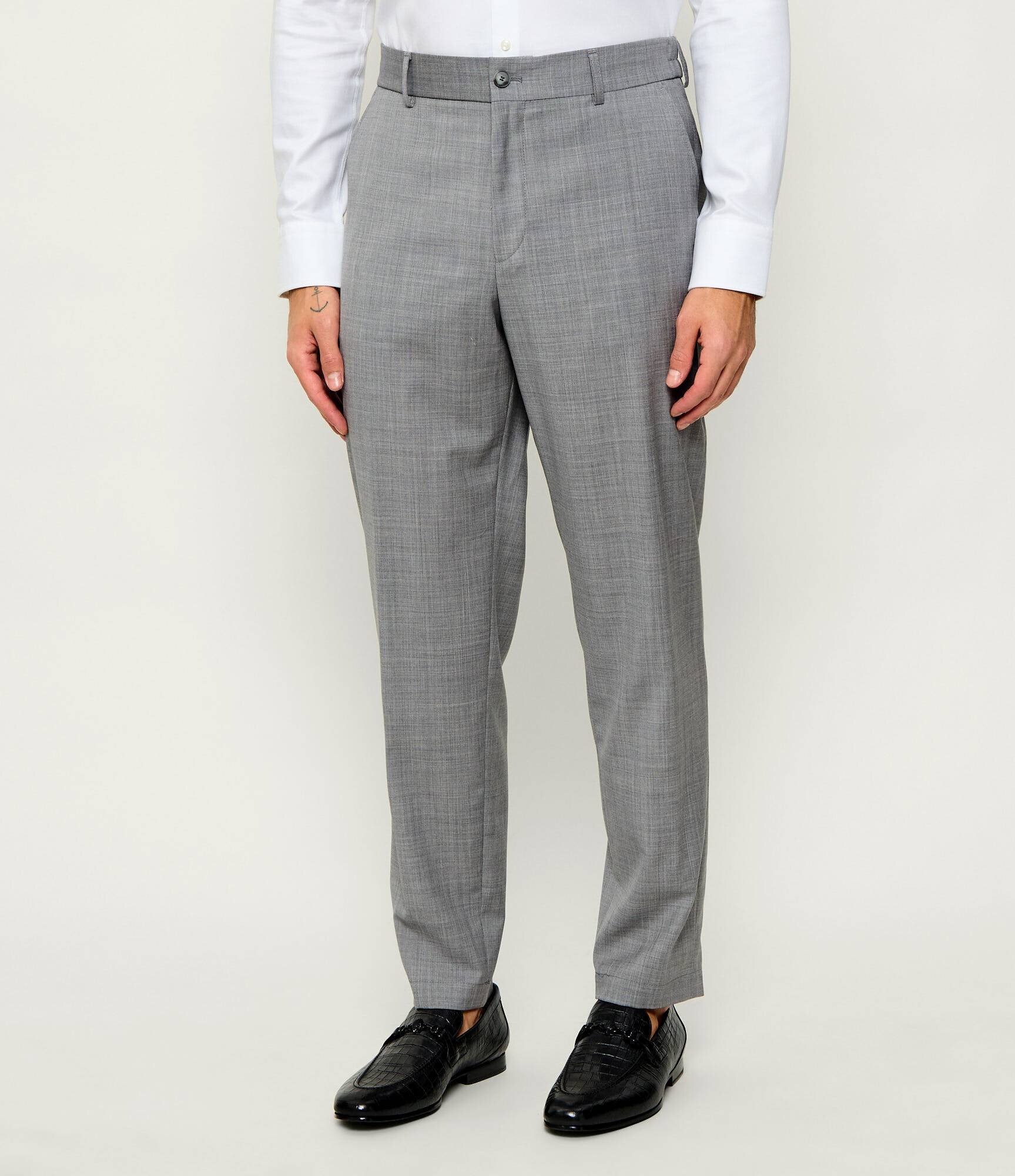 BOSS Black De lână pantaloni P-Perin-C﻿W-WG-262 | Tapered fit