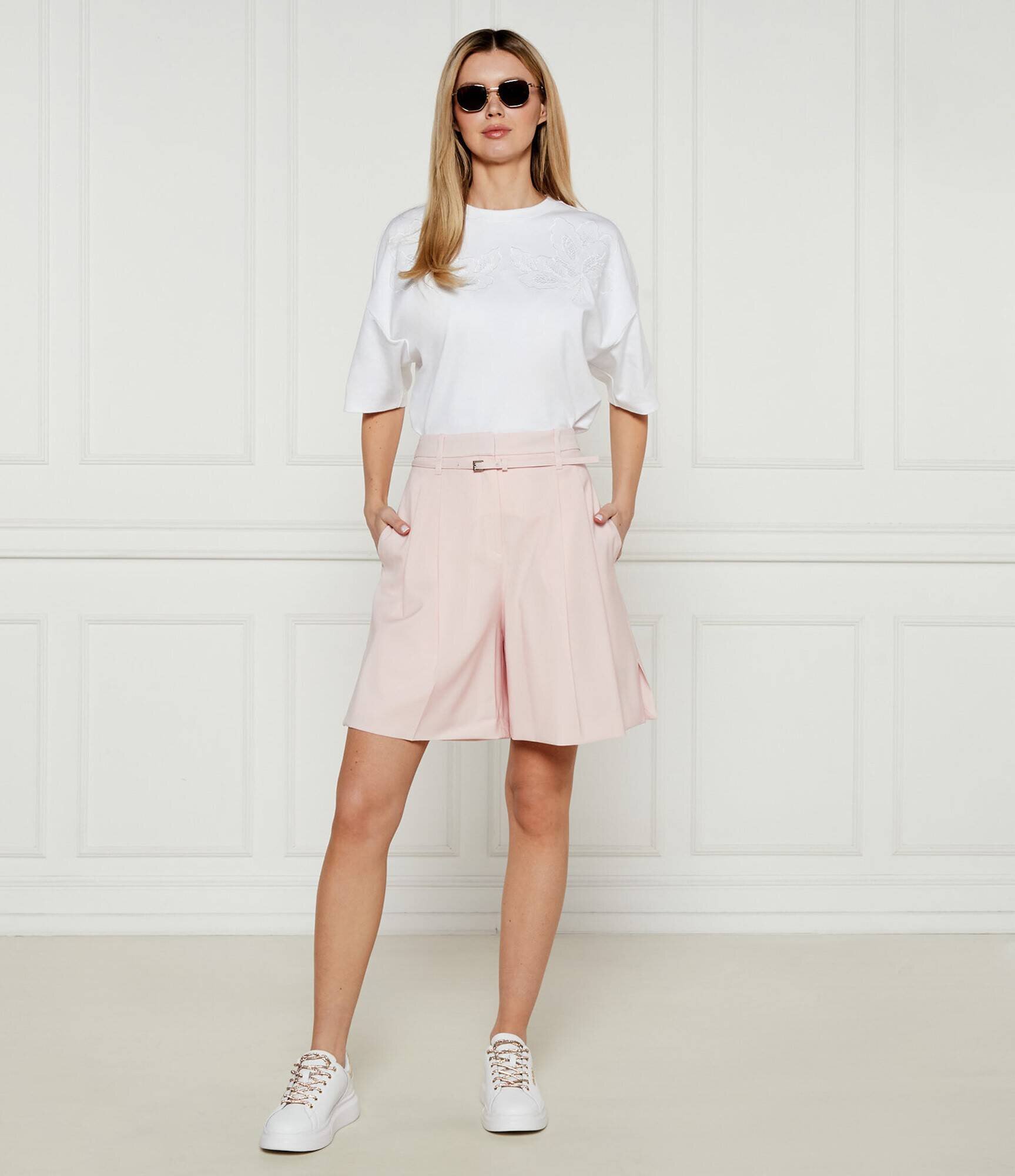 BOSS Black De lână pantaloni scurți Taleda | Regular Fit
