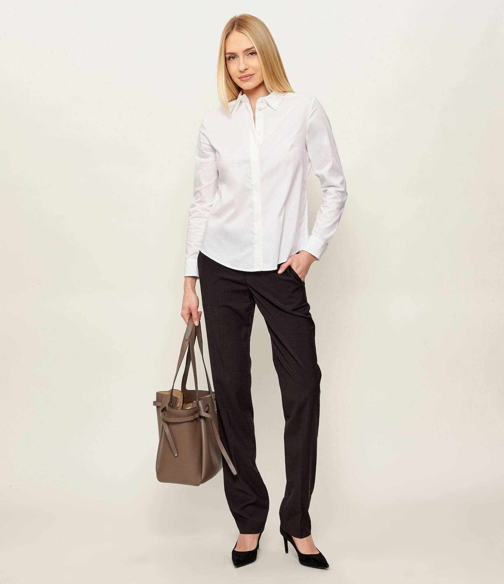 BOSS Black De lână pantaloni Tameah | Slim Fit