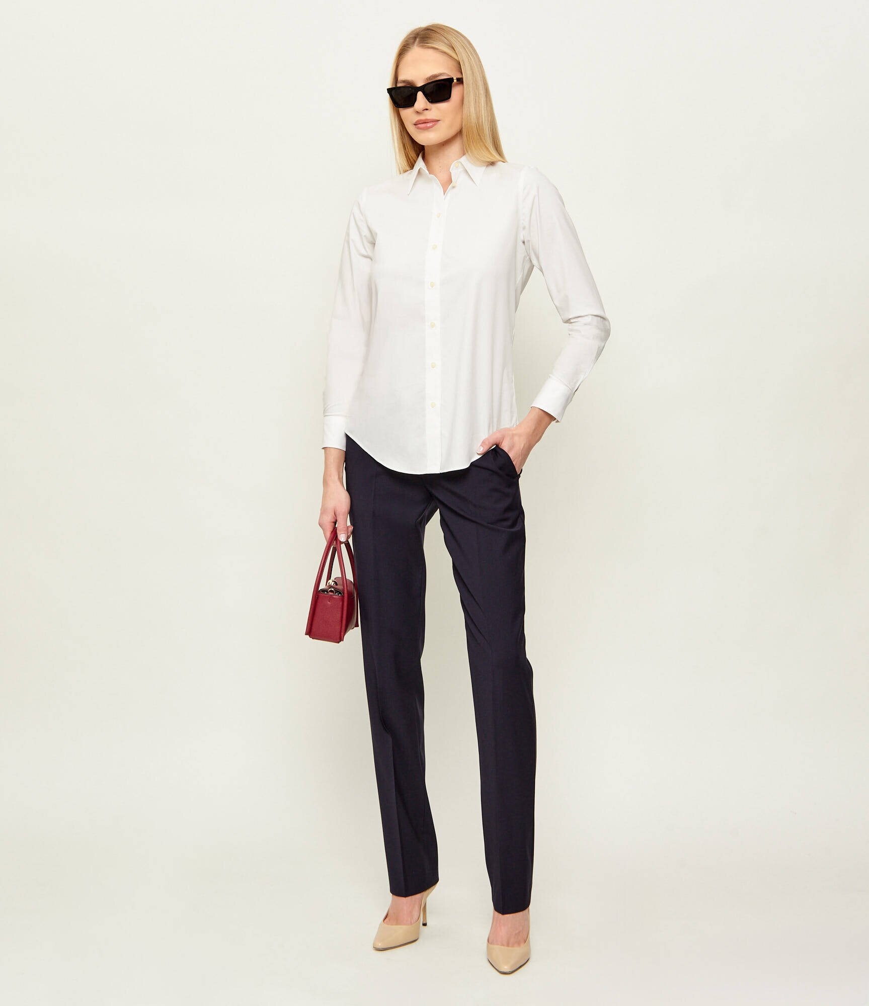 BOSS Black De lână pantaloni Tameah | Slim Fit