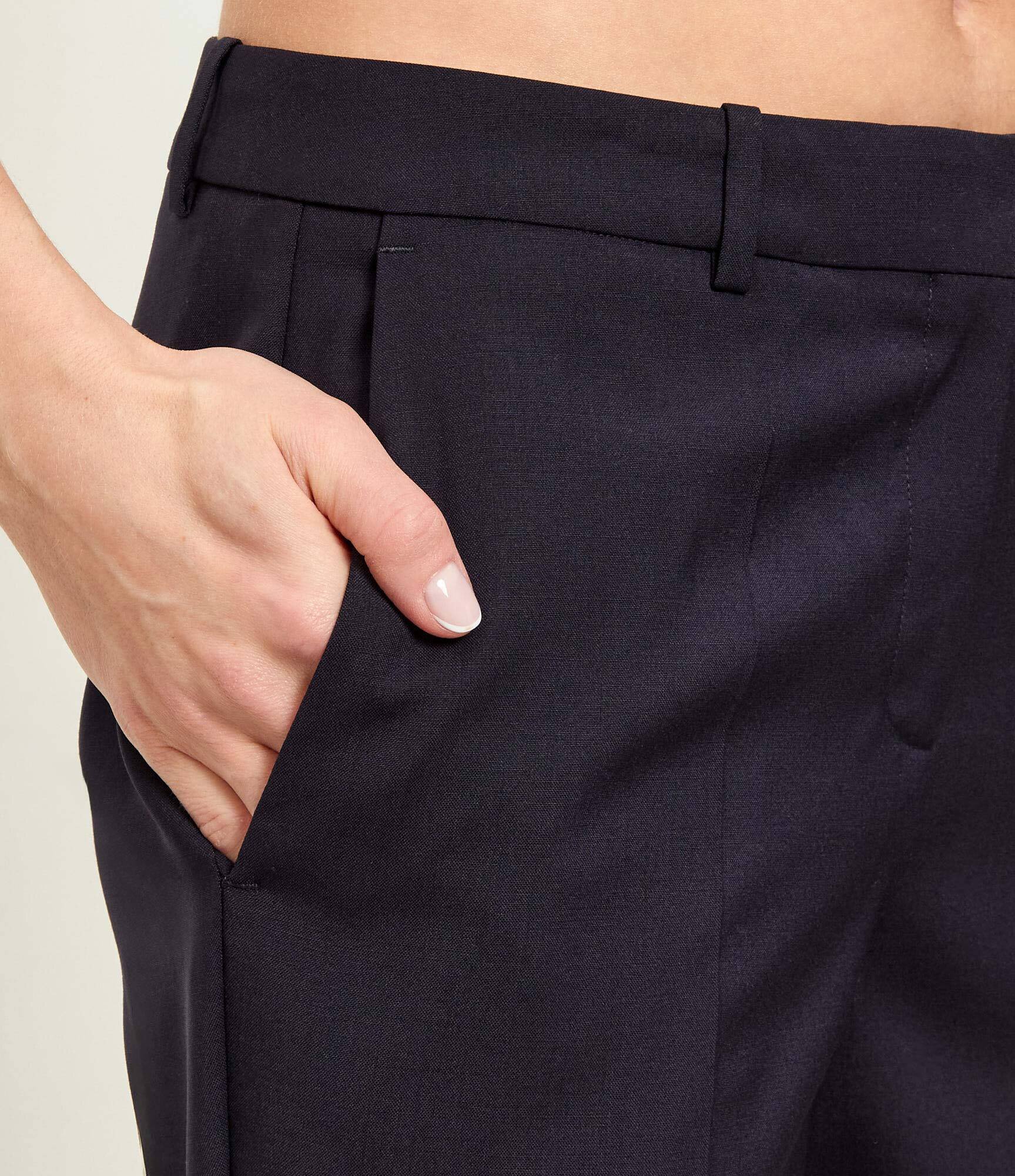 BOSS Black De lână pantaloni Tameah | Slim Fit