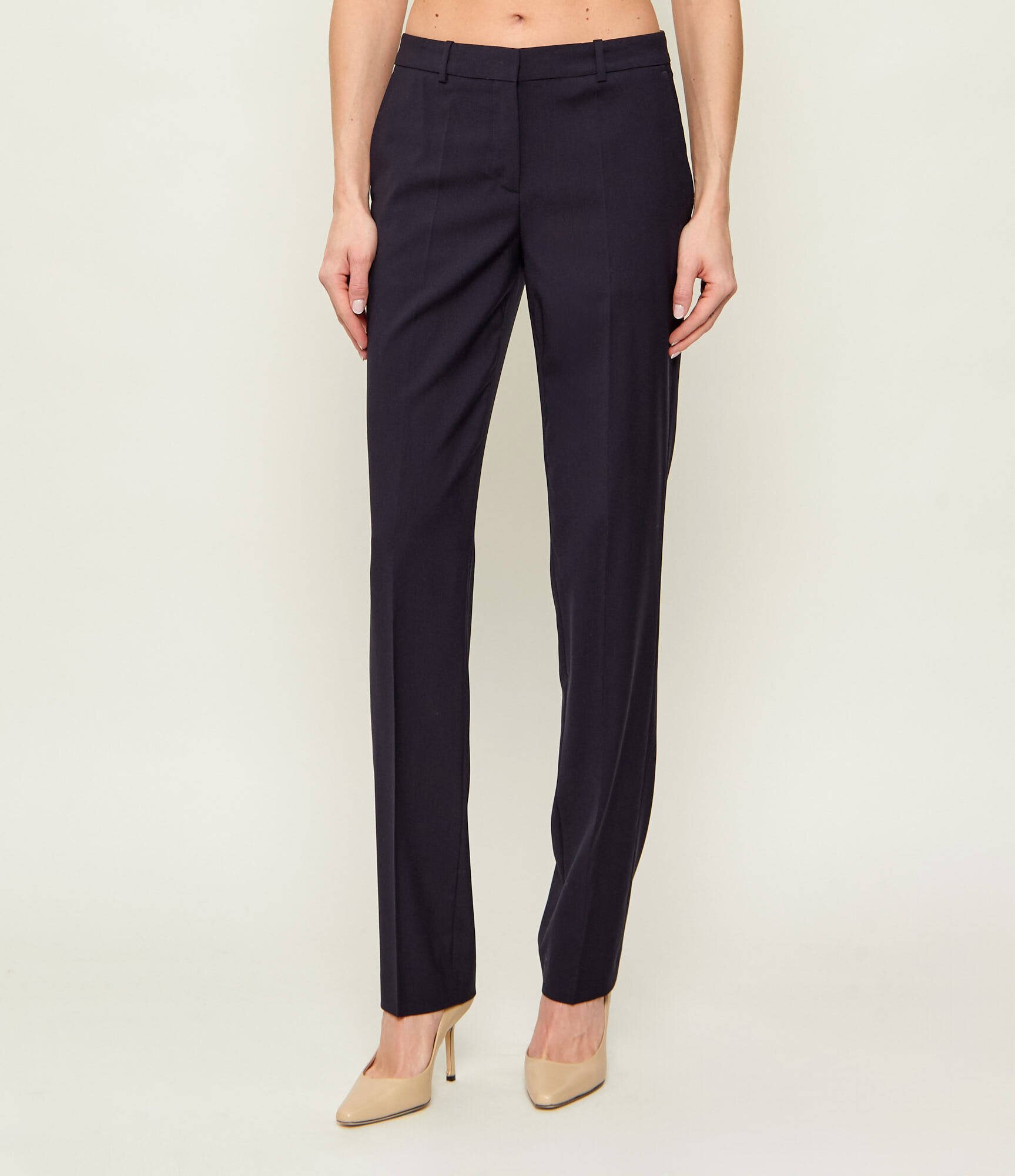 BOSS Black De lână pantaloni Tameah | Slim Fit