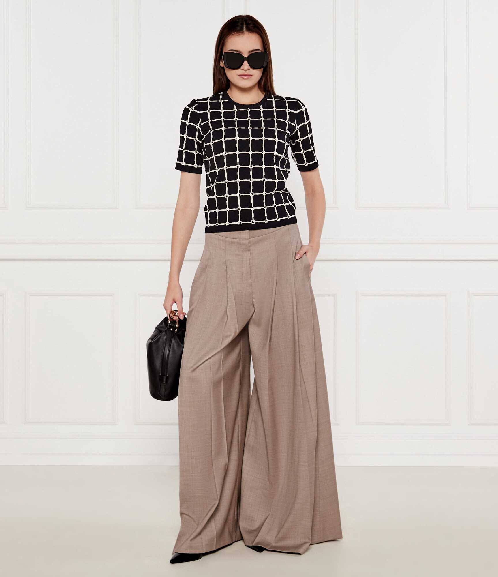 BOSS Black De lână pantaloni Tetosa1 | Relaxed fit