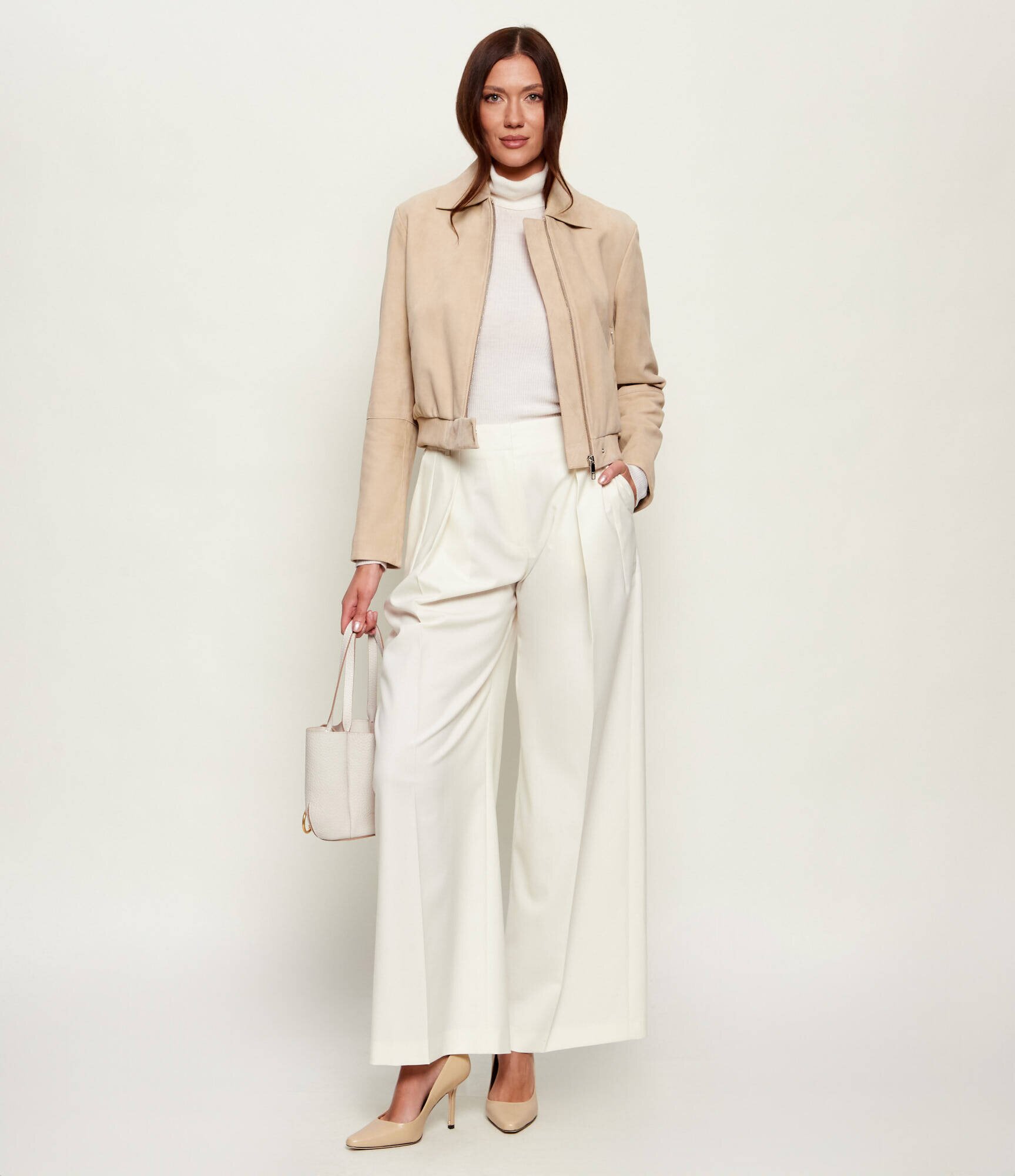 BOSS Black De lână pantaloni TEXENA | Relaxed fit