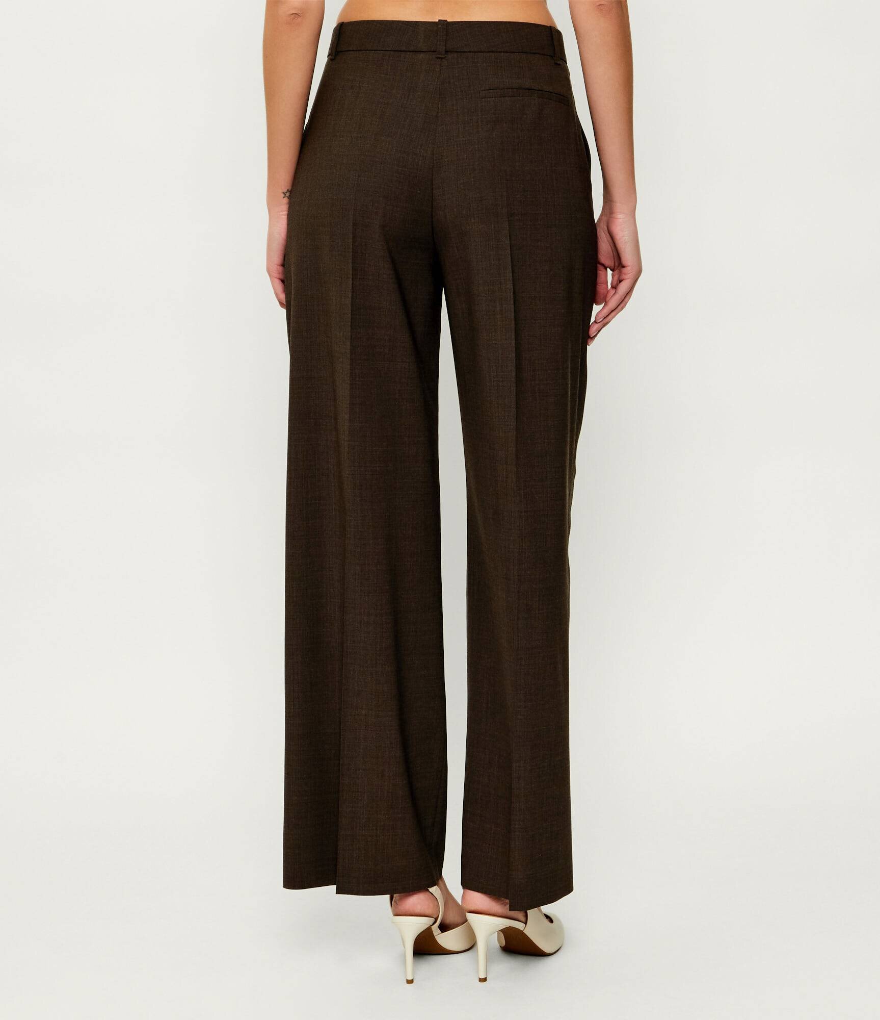 BOSS Black De lână pantaloni Tiana4 | regular fit