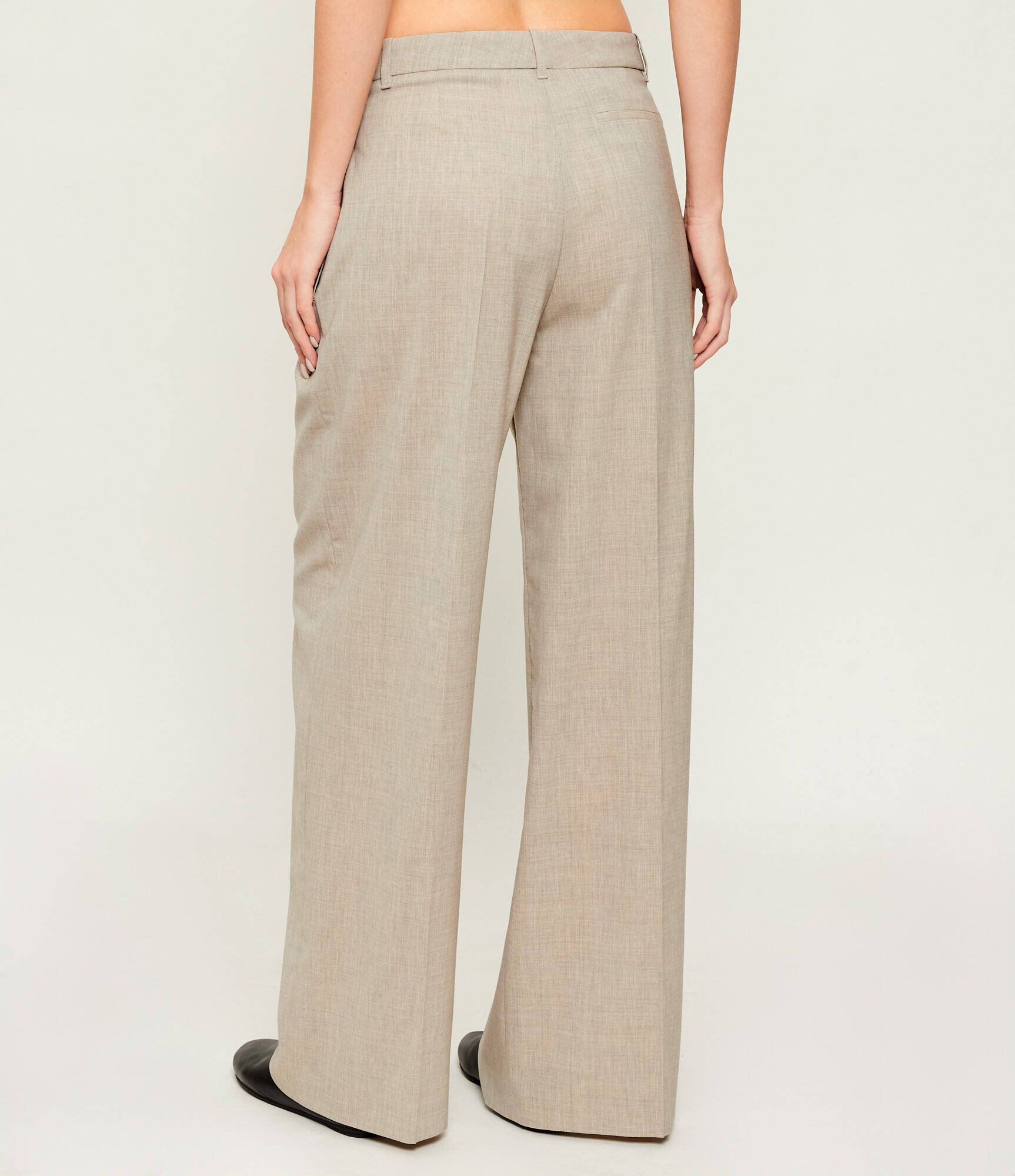 BOSS Black De lână pantaloni Tiana4 | regular fit