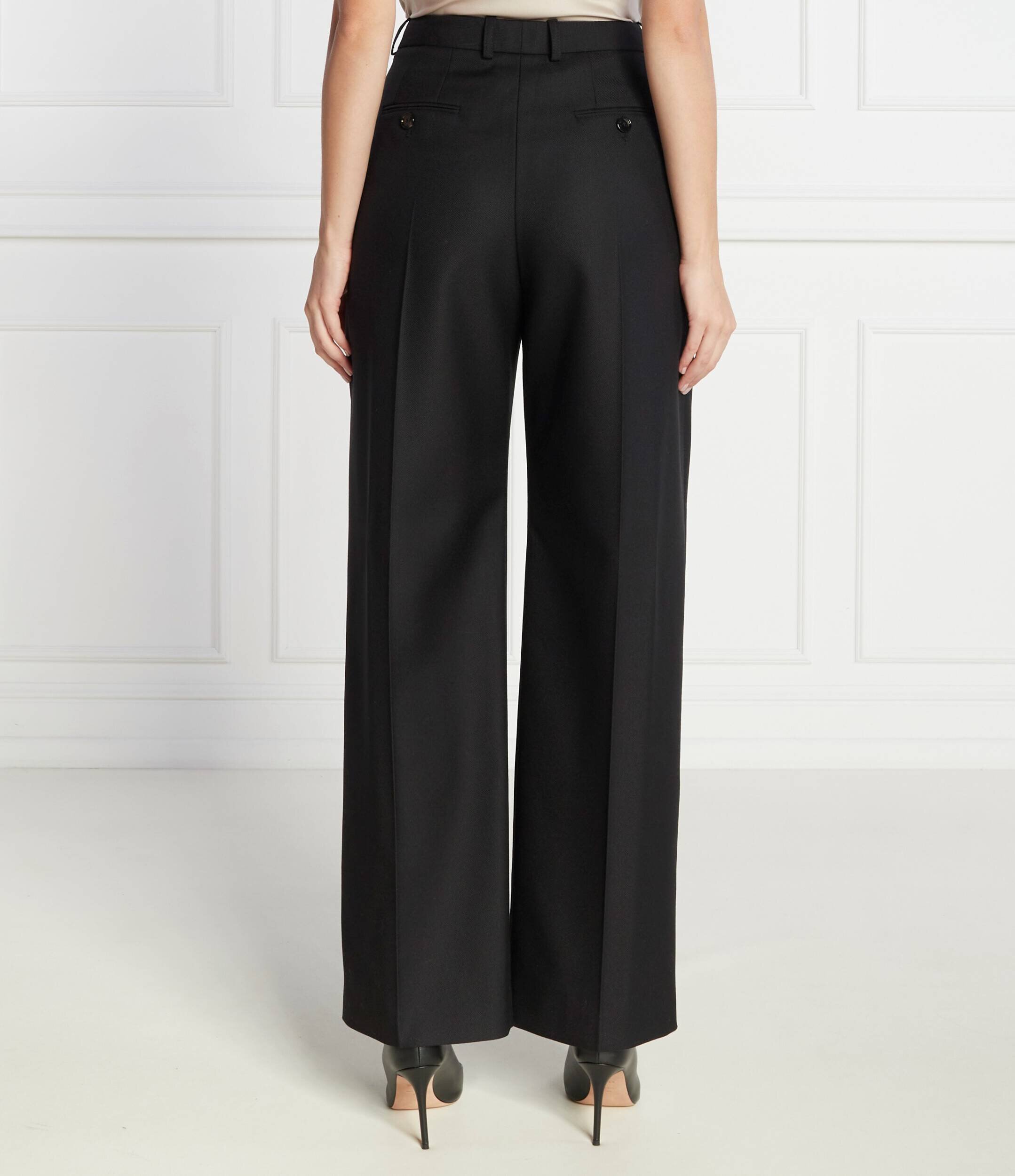 BOSS Black De lână pantaloni Toftcira | Comfort fit