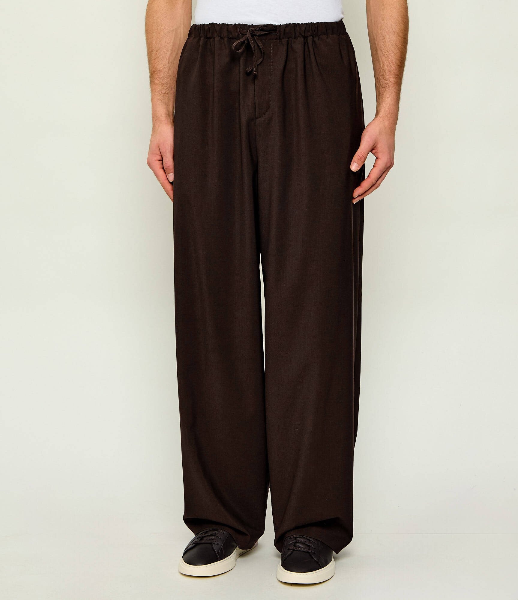 BOSS Black De lână pantaloni Trousers-DS-262_DB | BOSS X David Beckham | Relaxed fit
