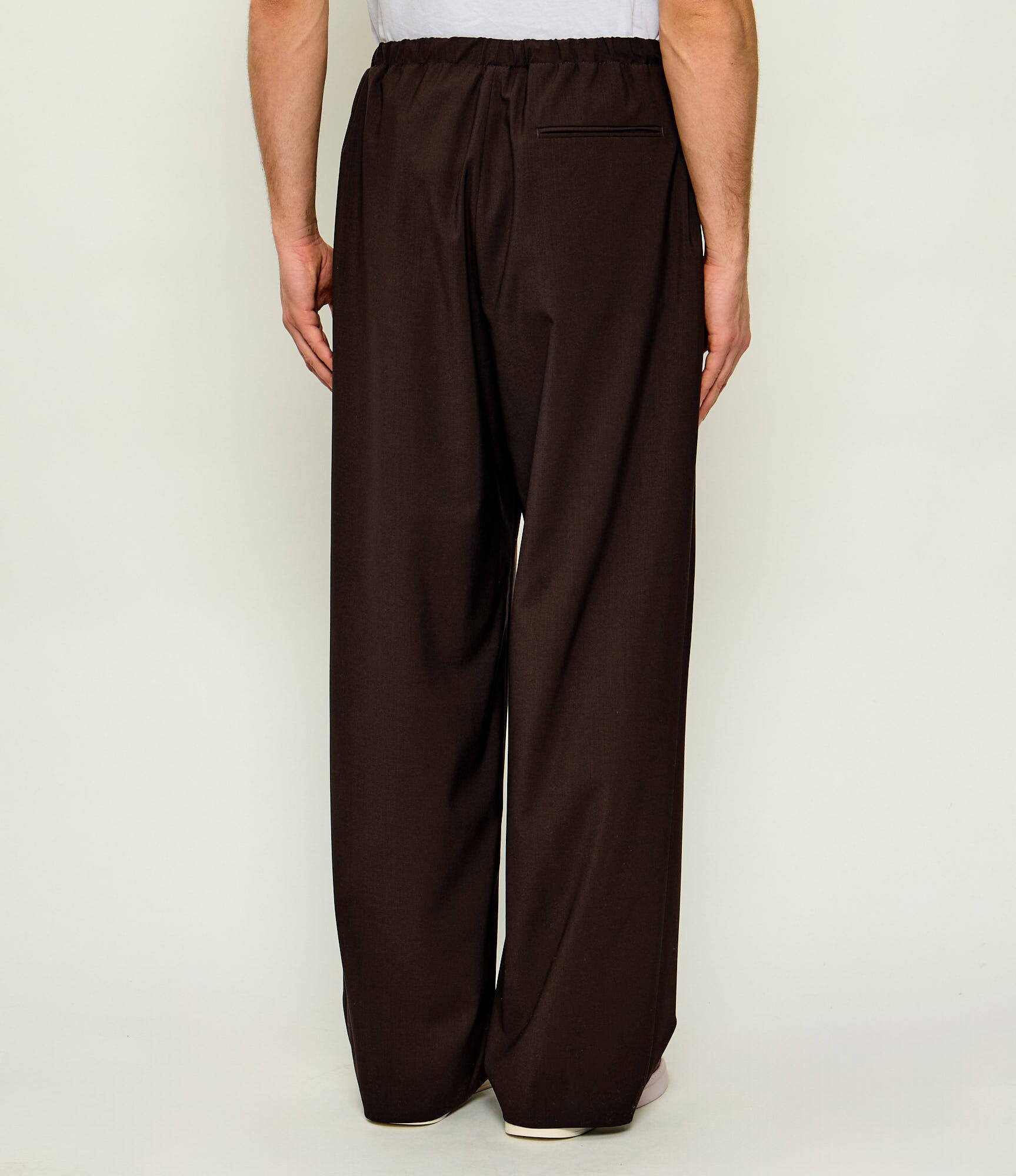 BOSS Black De lână pantaloni Trousers-DS-262_DB | BOSS X David Beckham | Relaxed fit