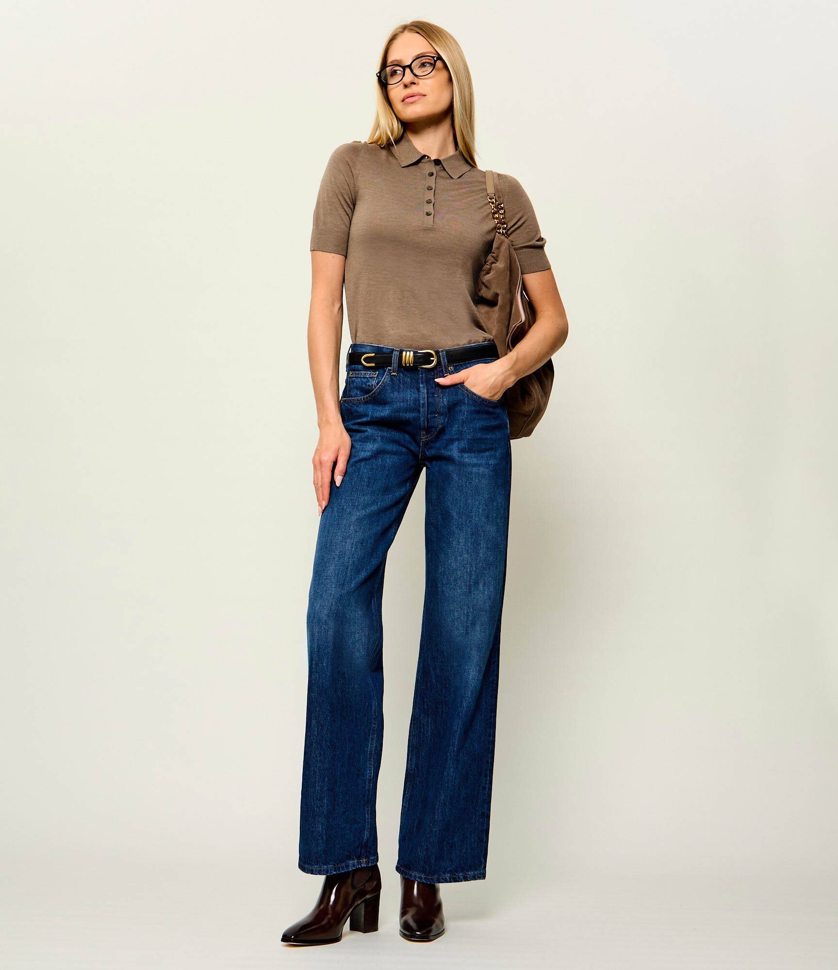 BOSS Black De lână polo Fidenka | regular fit