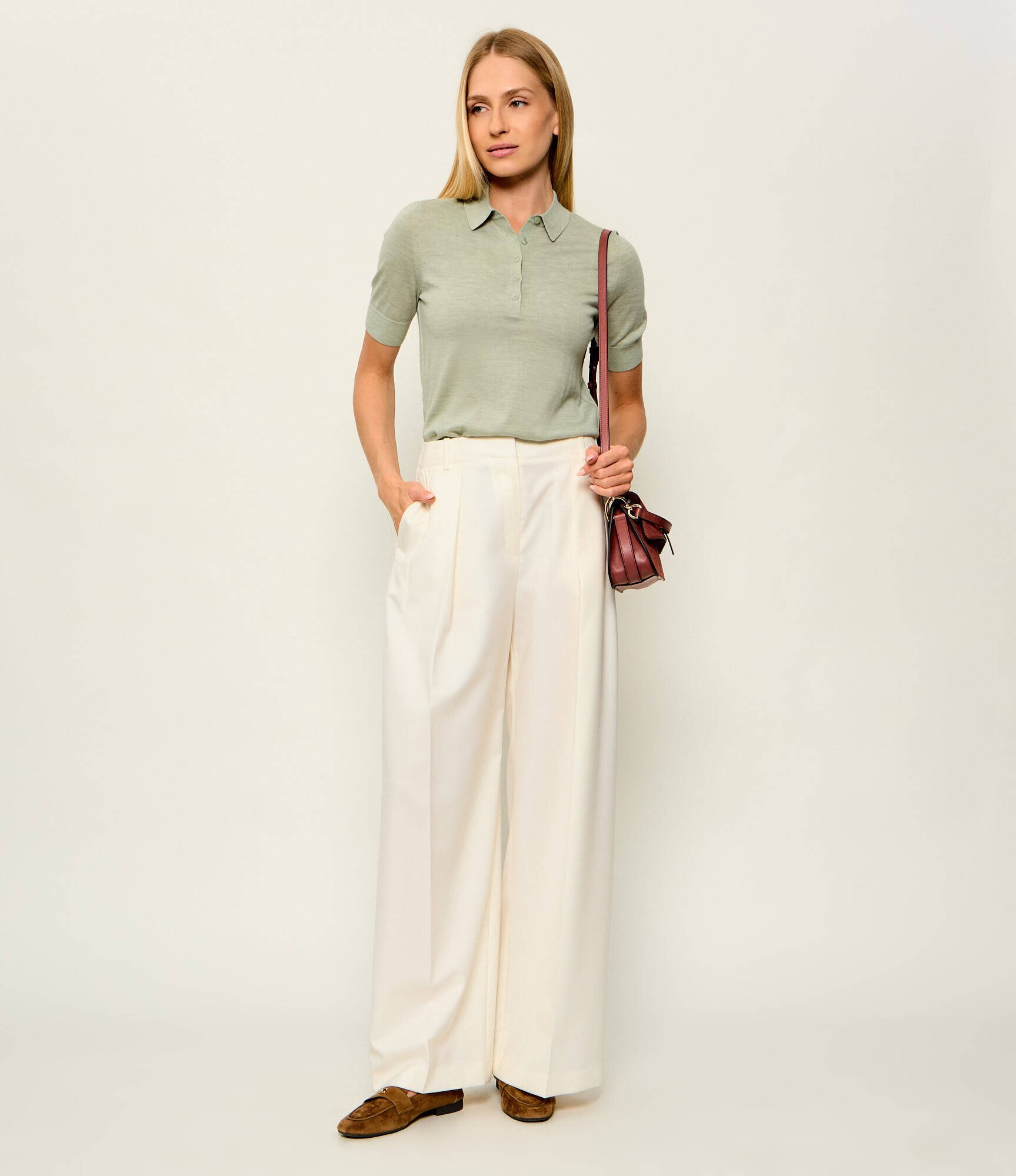 BOSS Black De lână polo Fidenka | regular fit