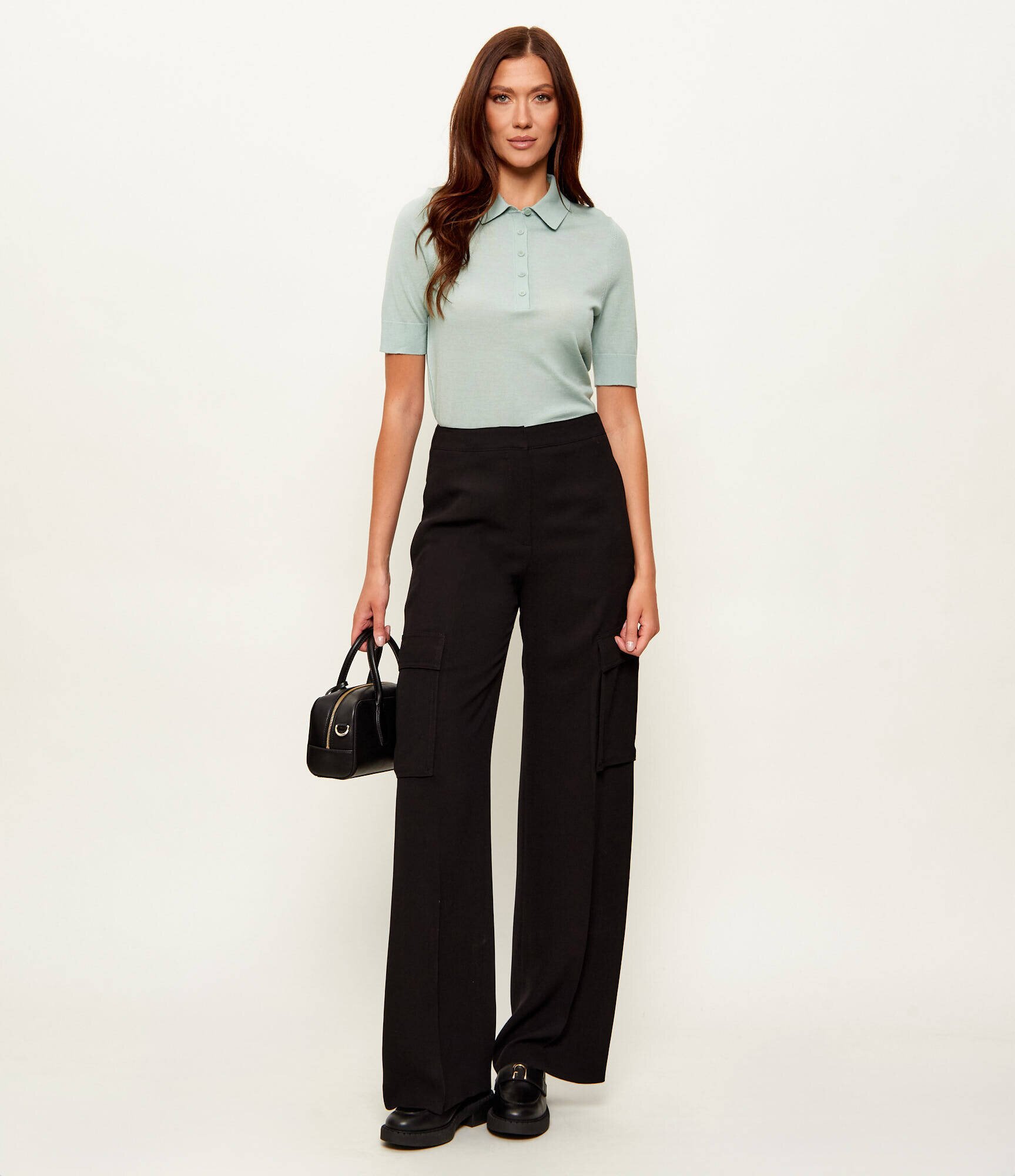 BOSS Black De lână polo Fidenka | regular fit