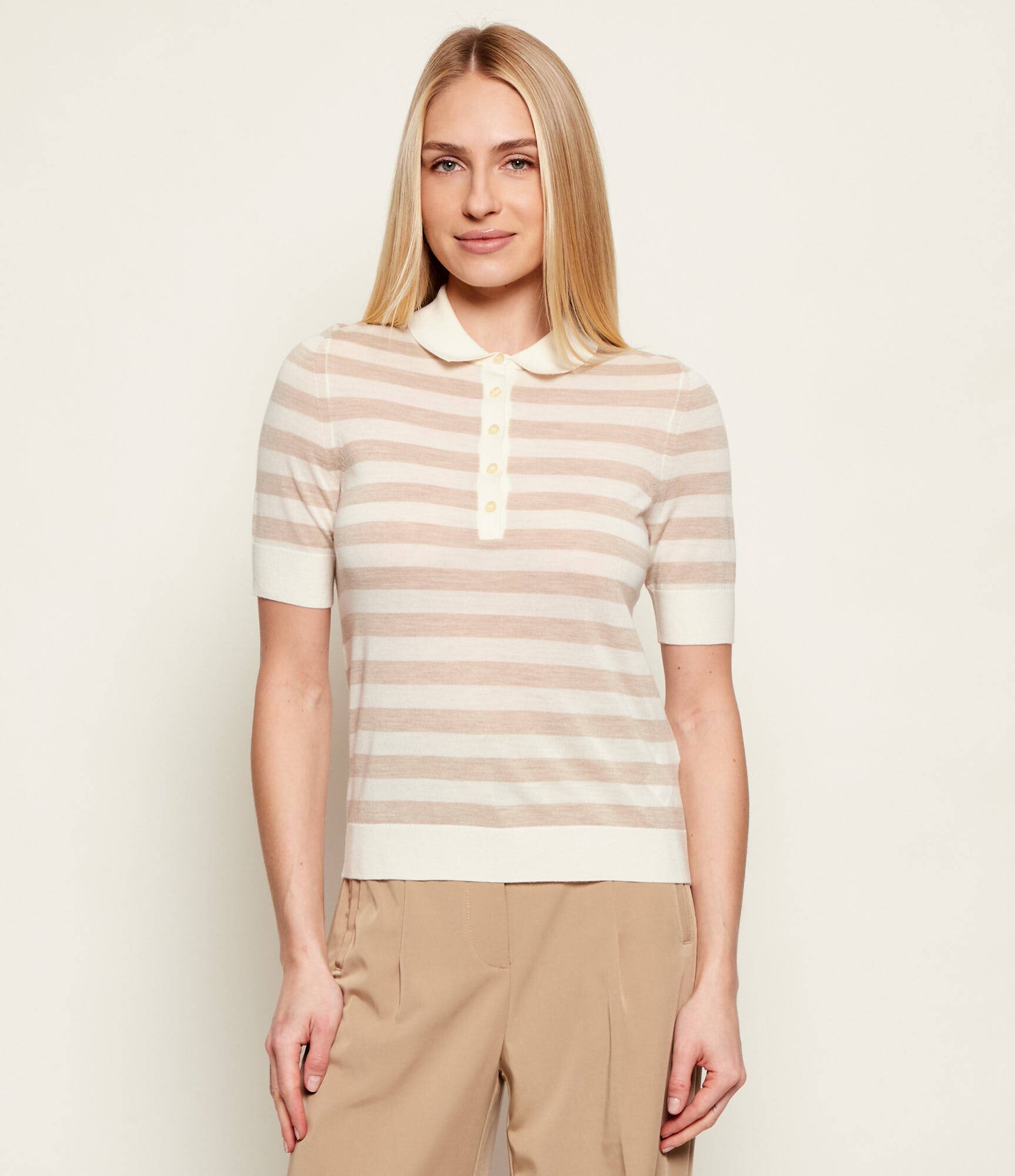 BOSS Black De lână polo Fidenka | regular fit
