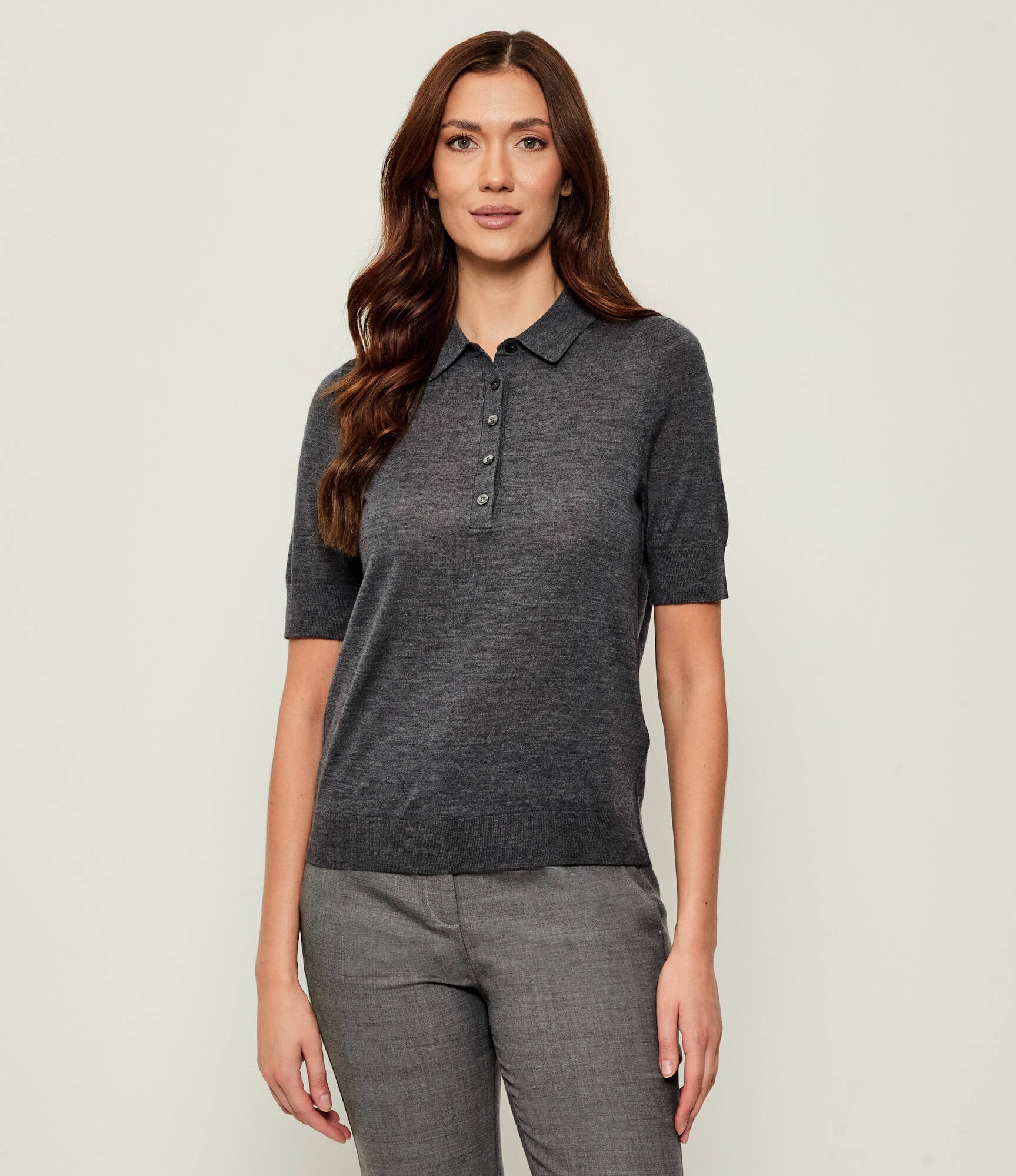 BOSS Black De lână polo Fidenka | regular fit