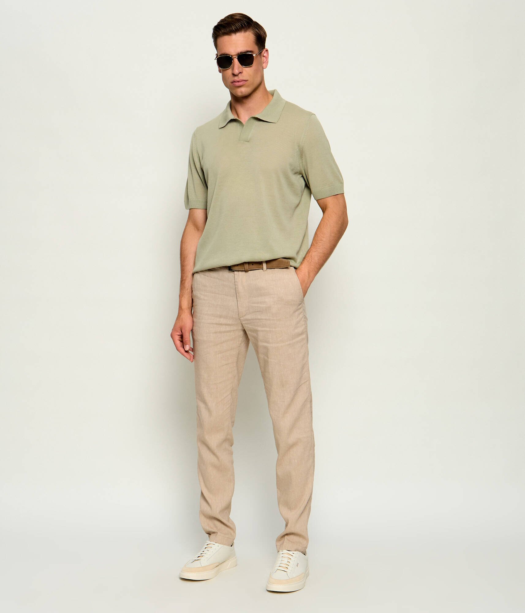 BOSS Black De lână polo H-Lantoni | regular fit