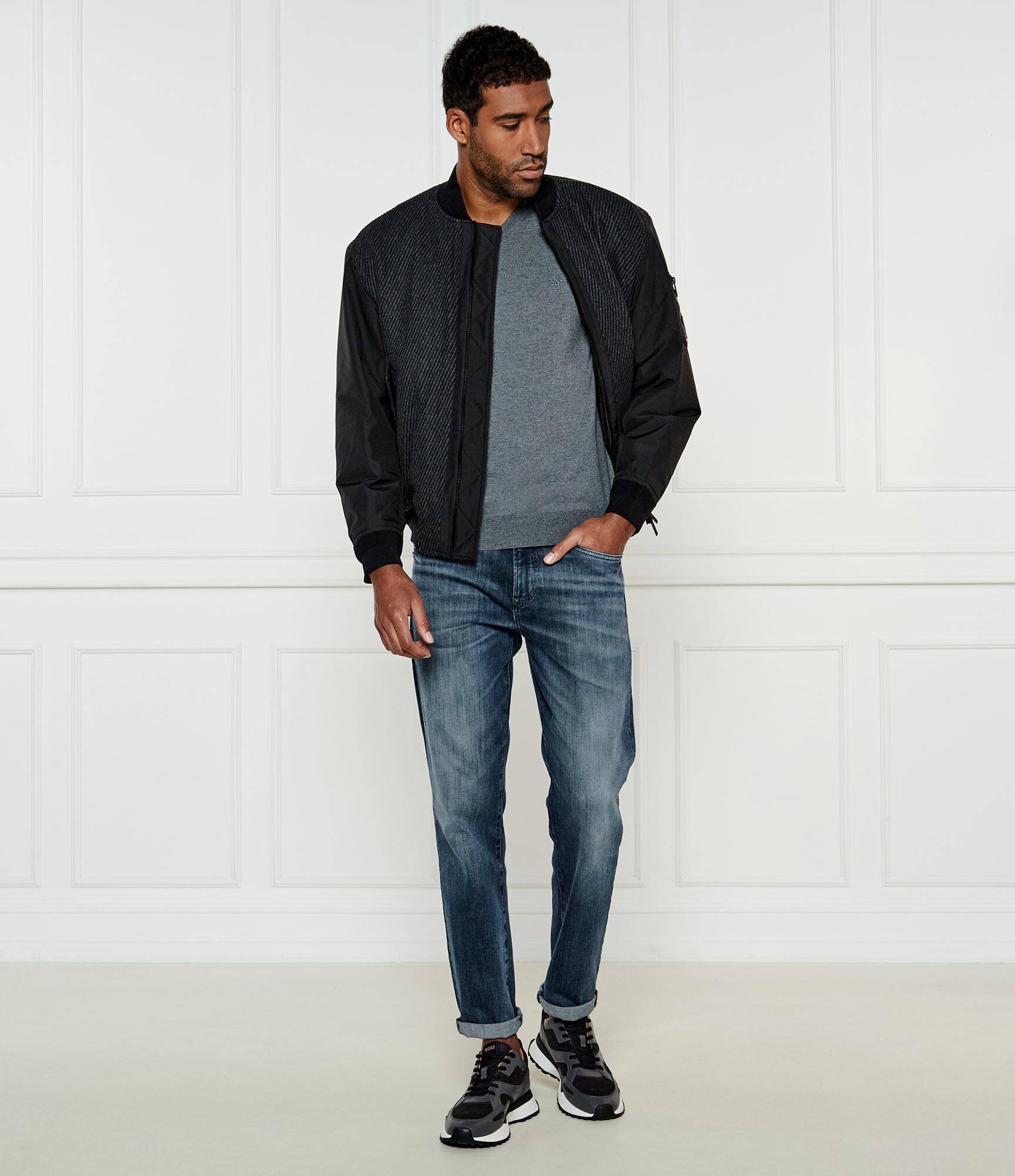 BOSS Black De lână pulover Baram-L | Regular Fit