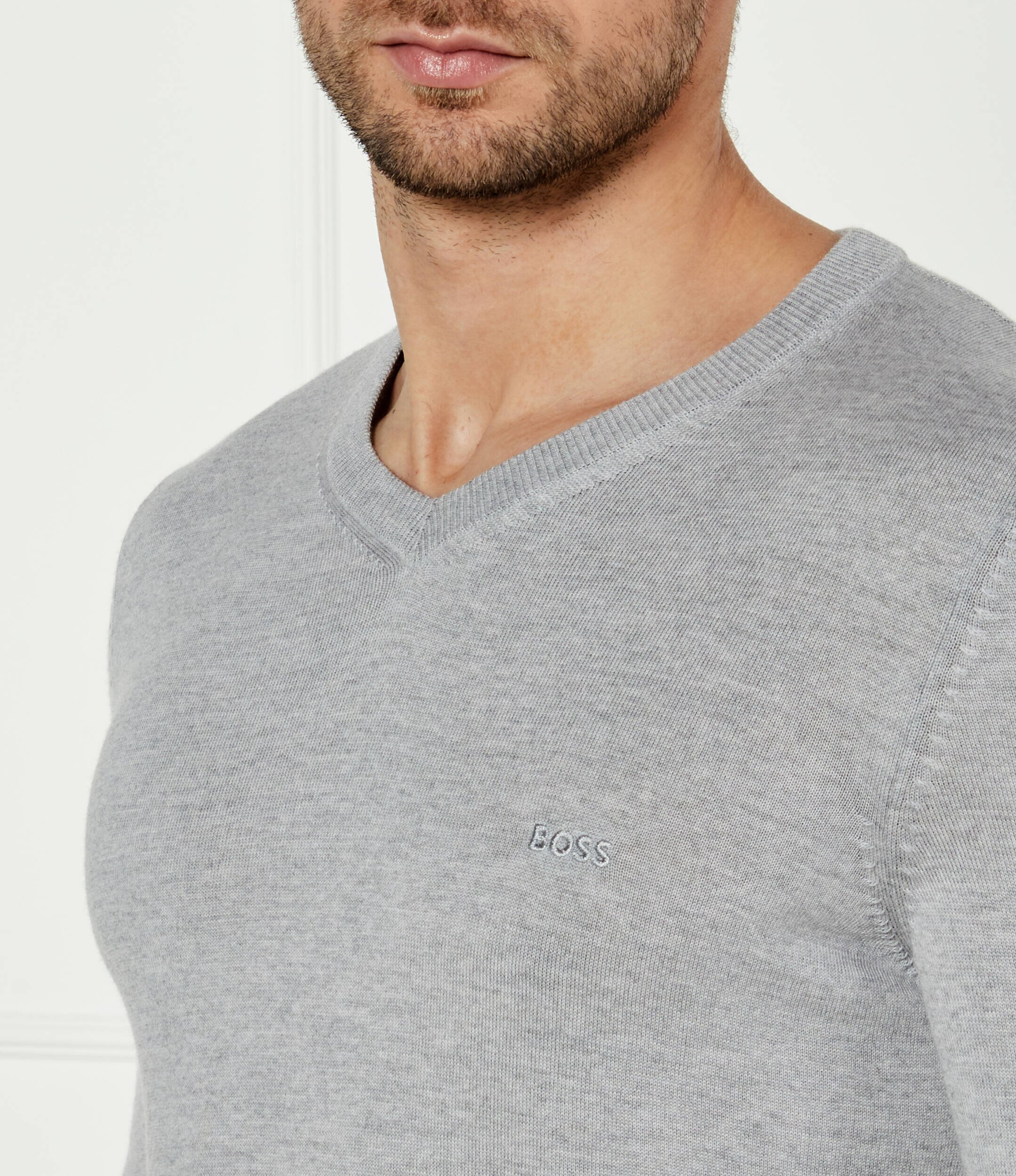 BOSS Black De lână pulover Baram-L | Regular Fit