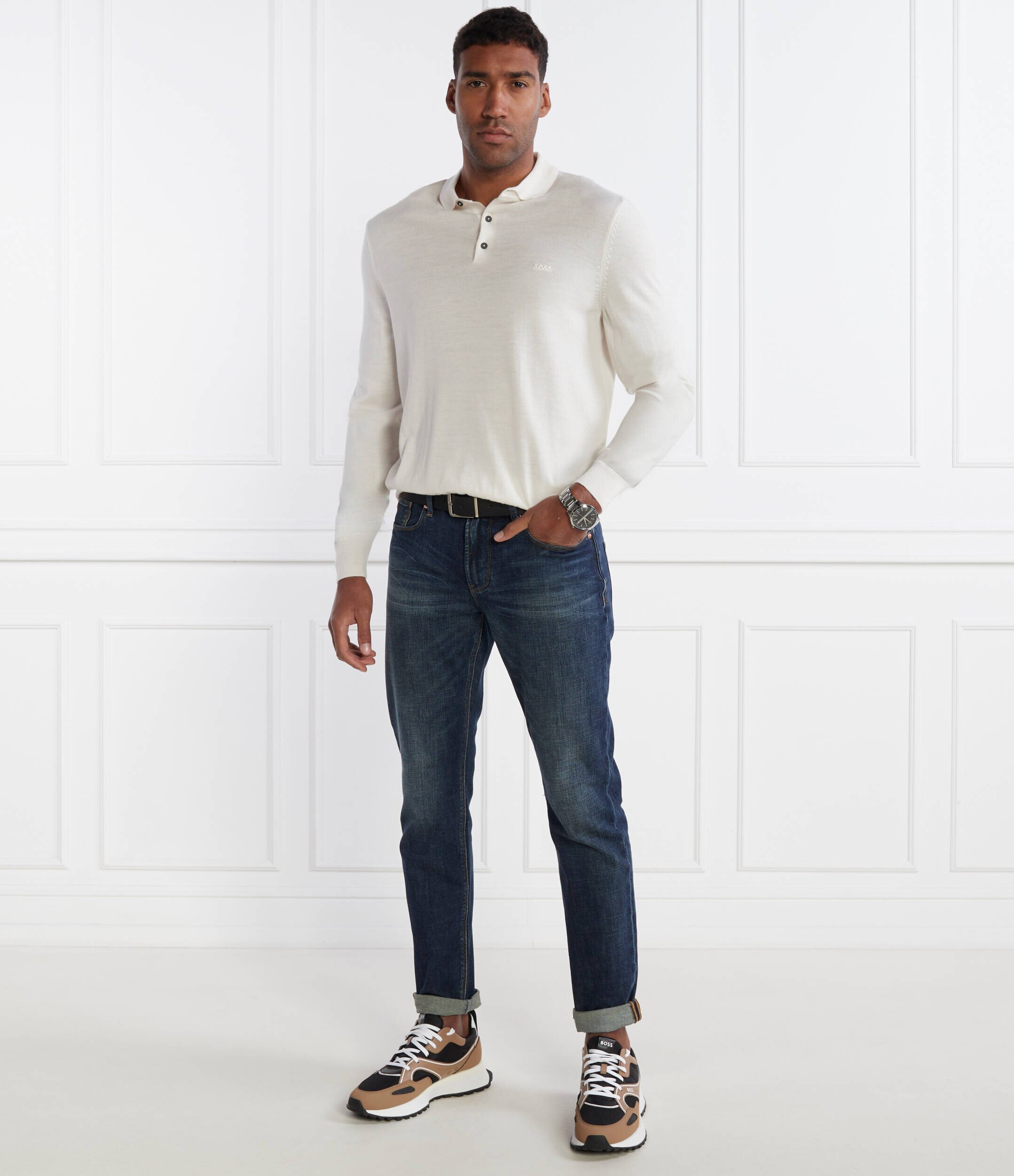 BOSS Black De lână pulover Bono-L | regular fit
