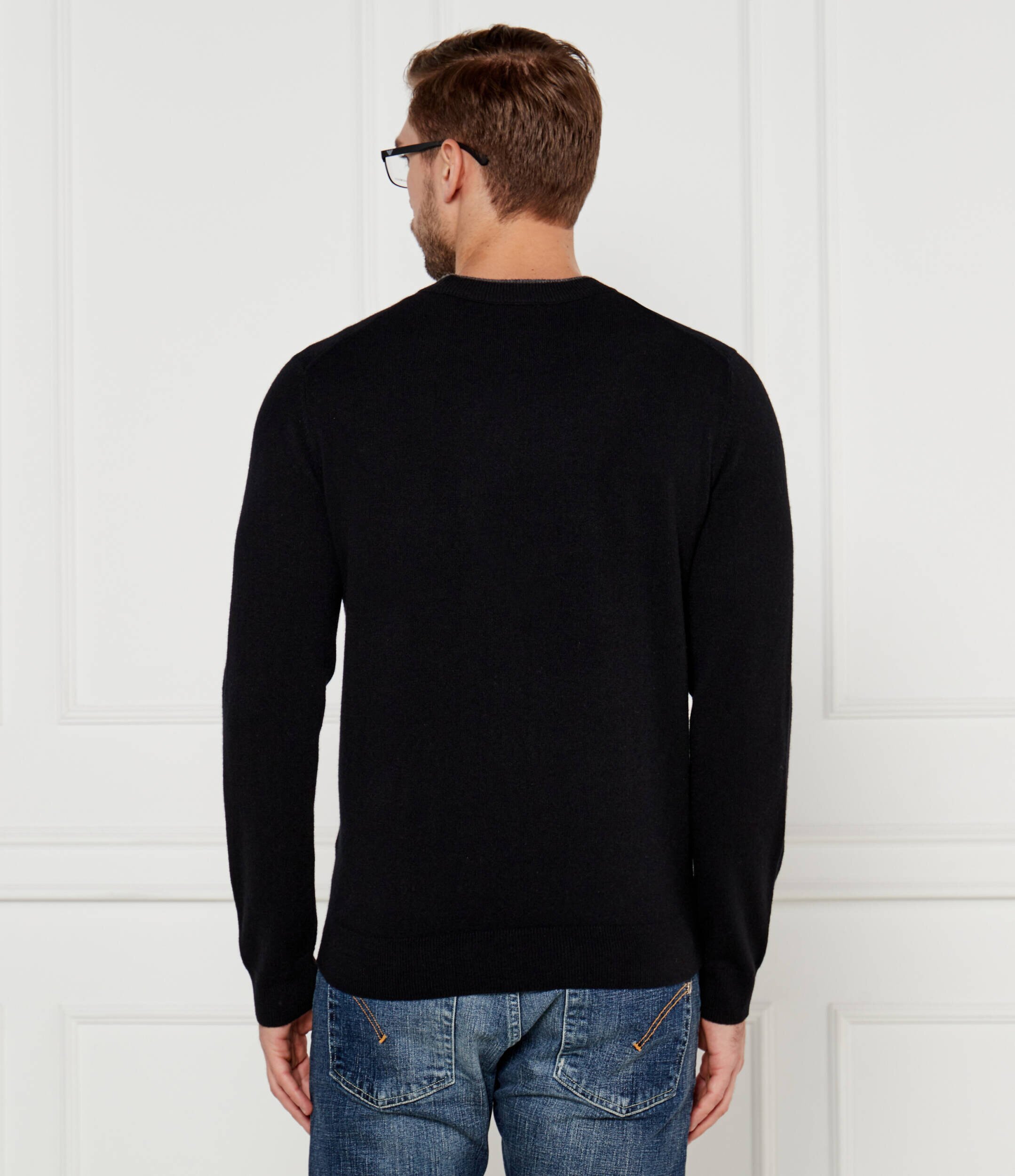 BOSS Black De lână pulover Ebacio | Regular Fit