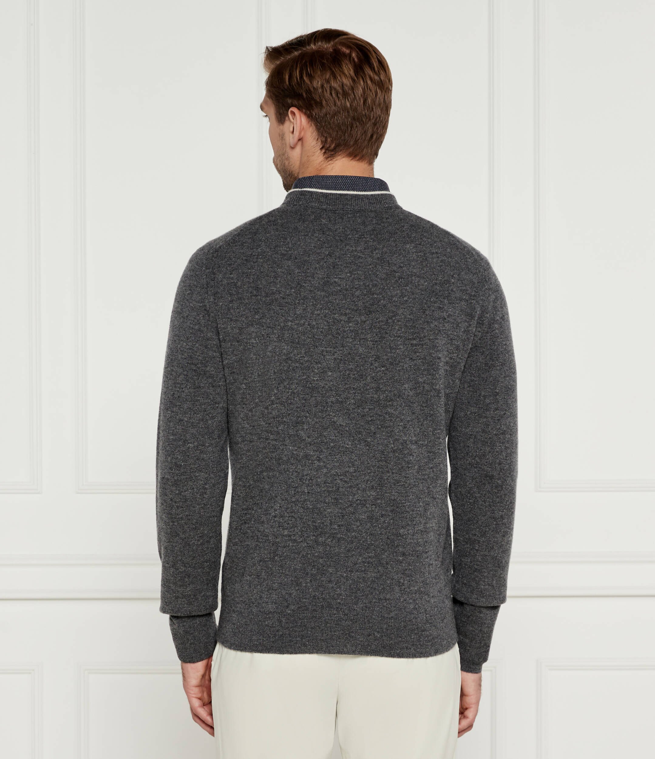 BOSS Black De lână pulover Ebacio | Regular Fit