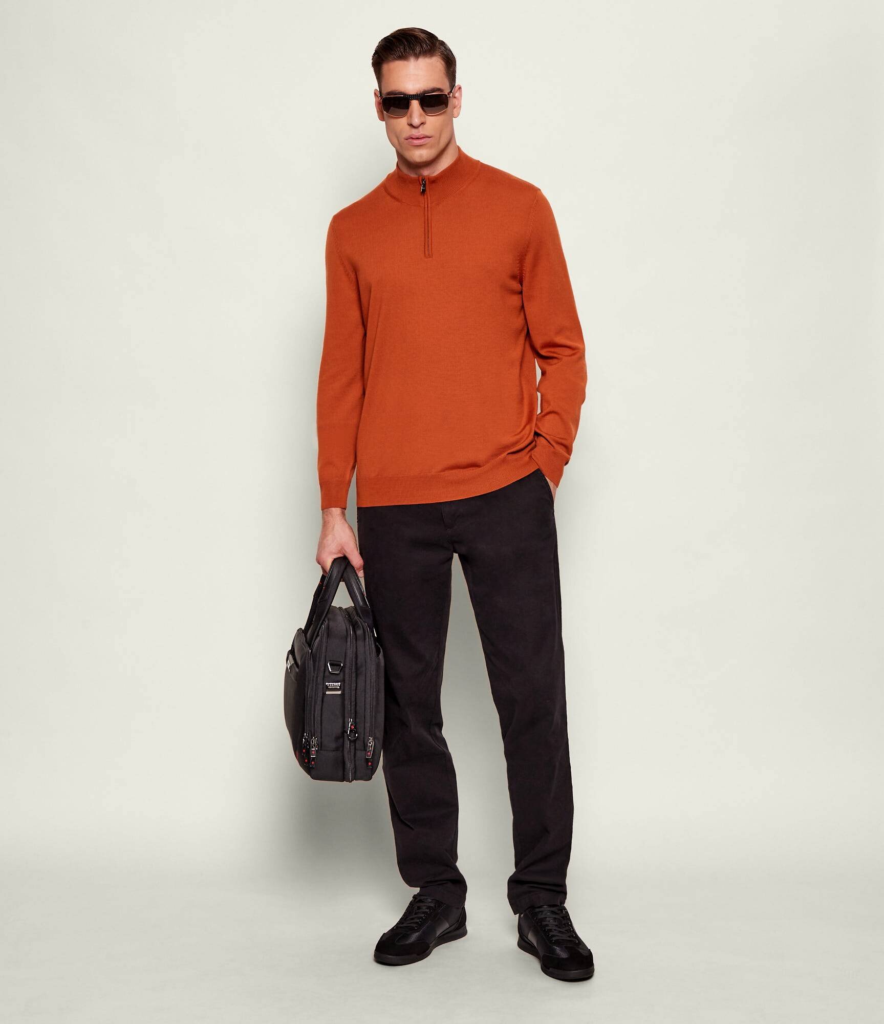 BOSS Black De lână pulover Ebenji | regular fit