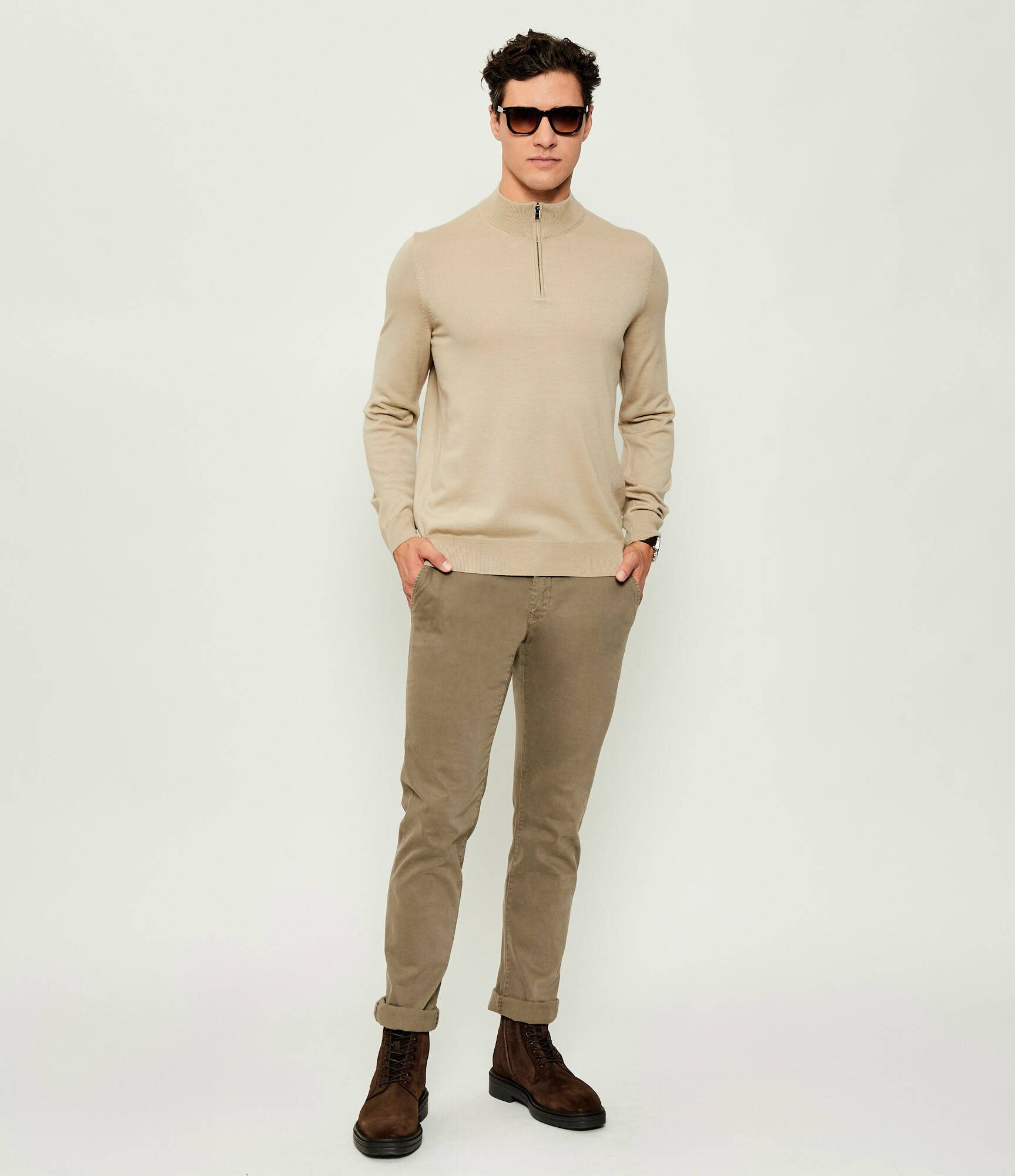 BOSS Black De lână pulover Ebenji | regular fit