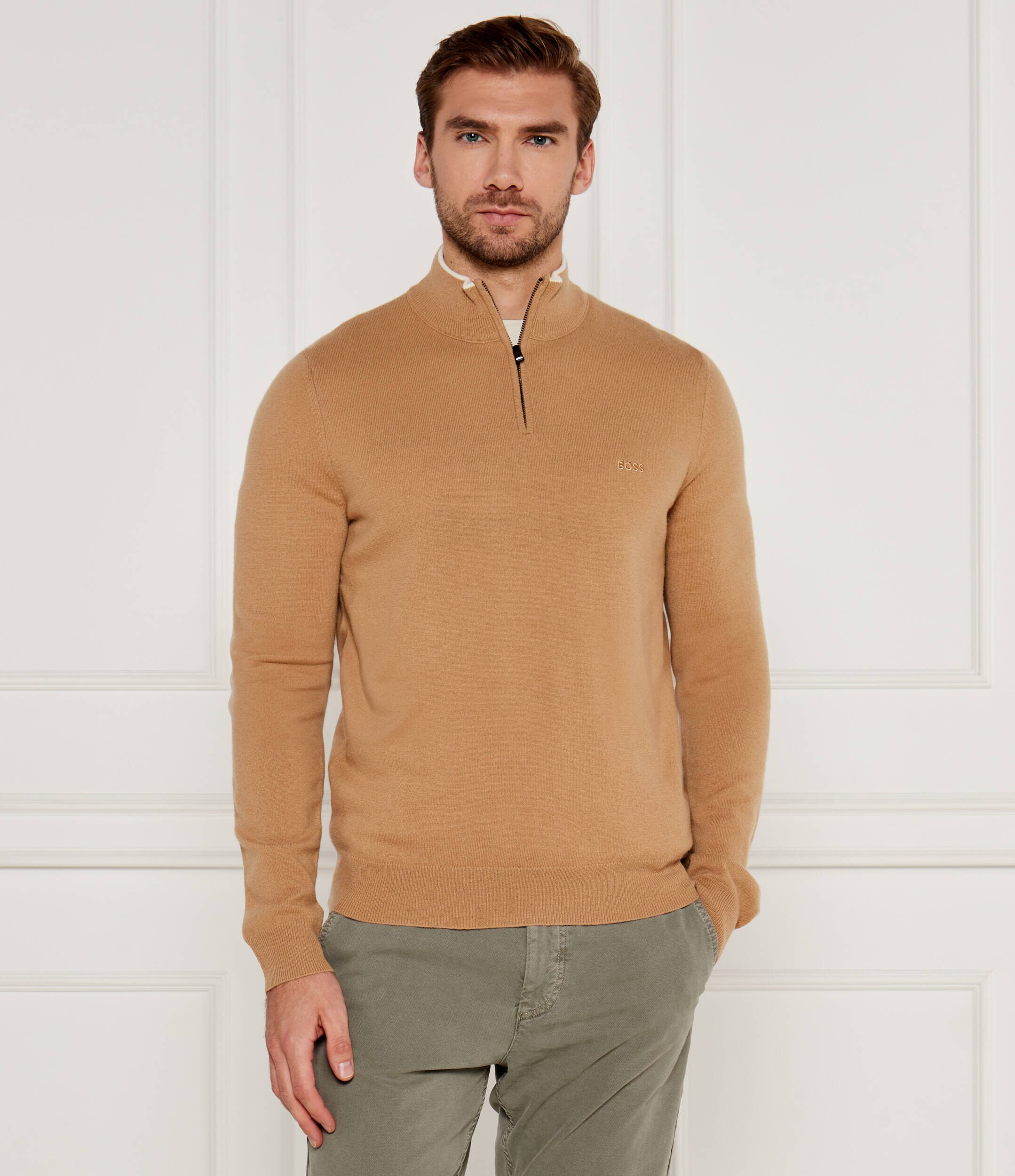 BOSS Black De lână pulover Emarlo | Regular Fit