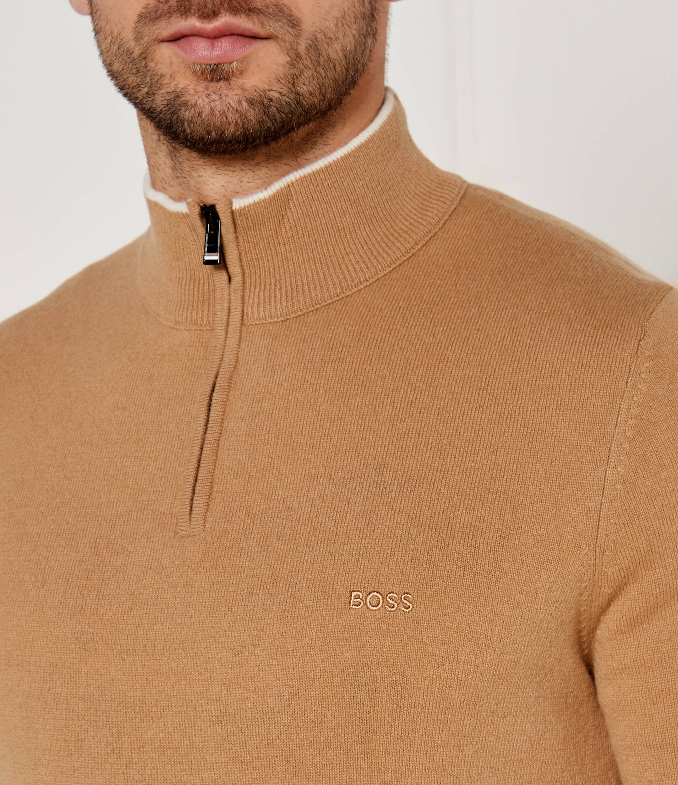 BOSS Black De lână pulover Emarlo | Regular Fit