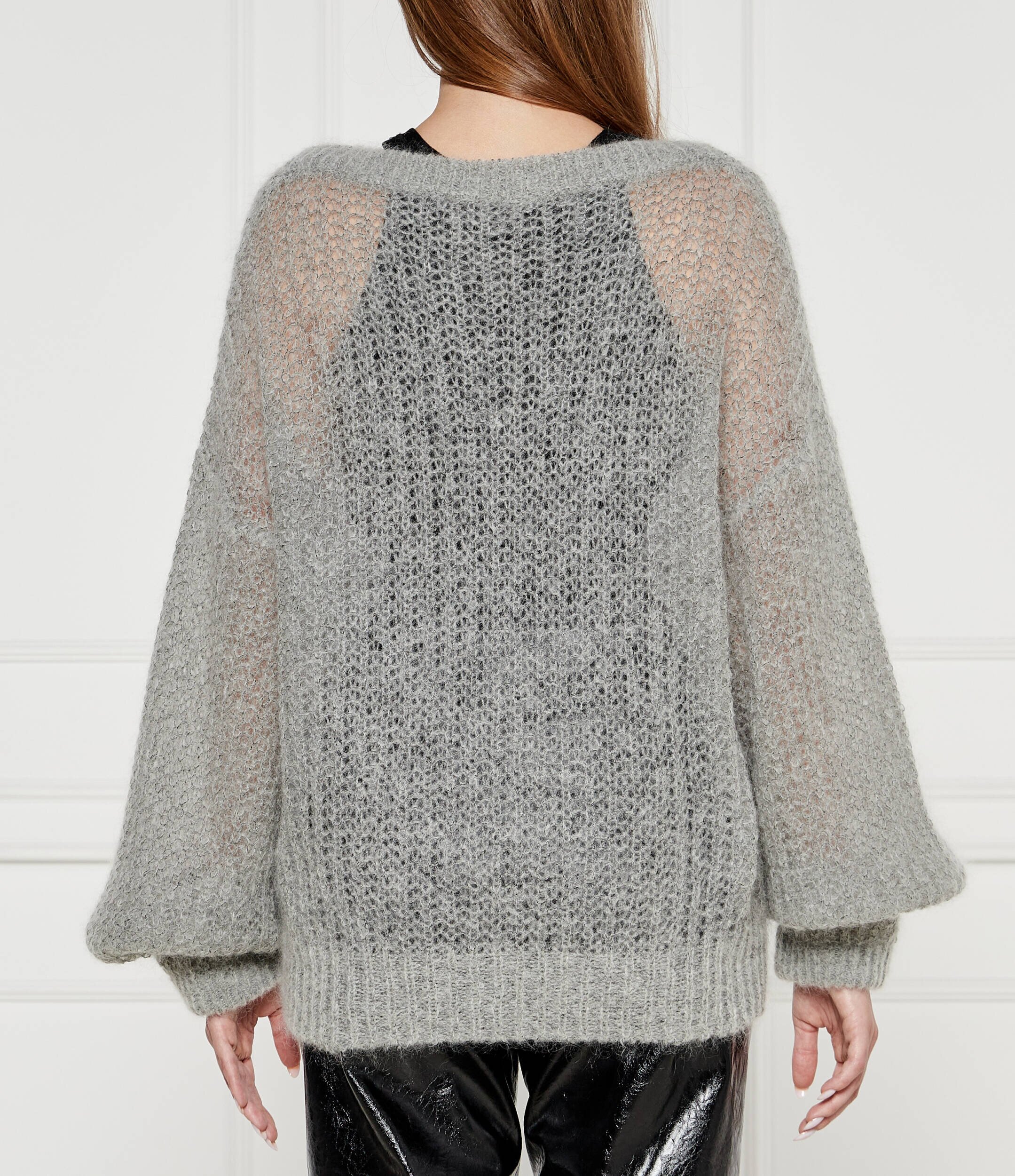 BOSS Black De lână pulover Fablura | Loose fit