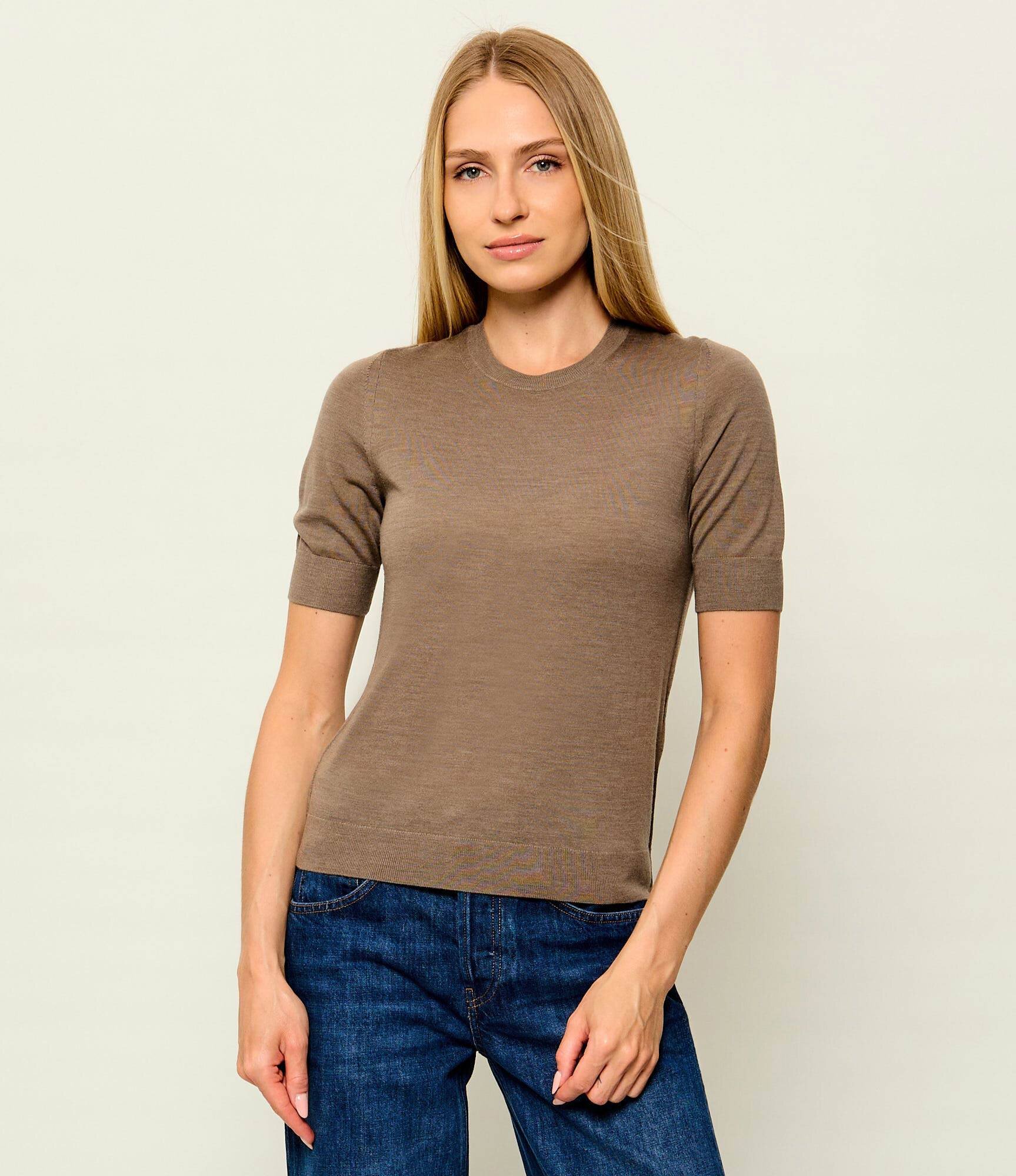 BOSS Black De lână pulover Farbella | Slim Fit