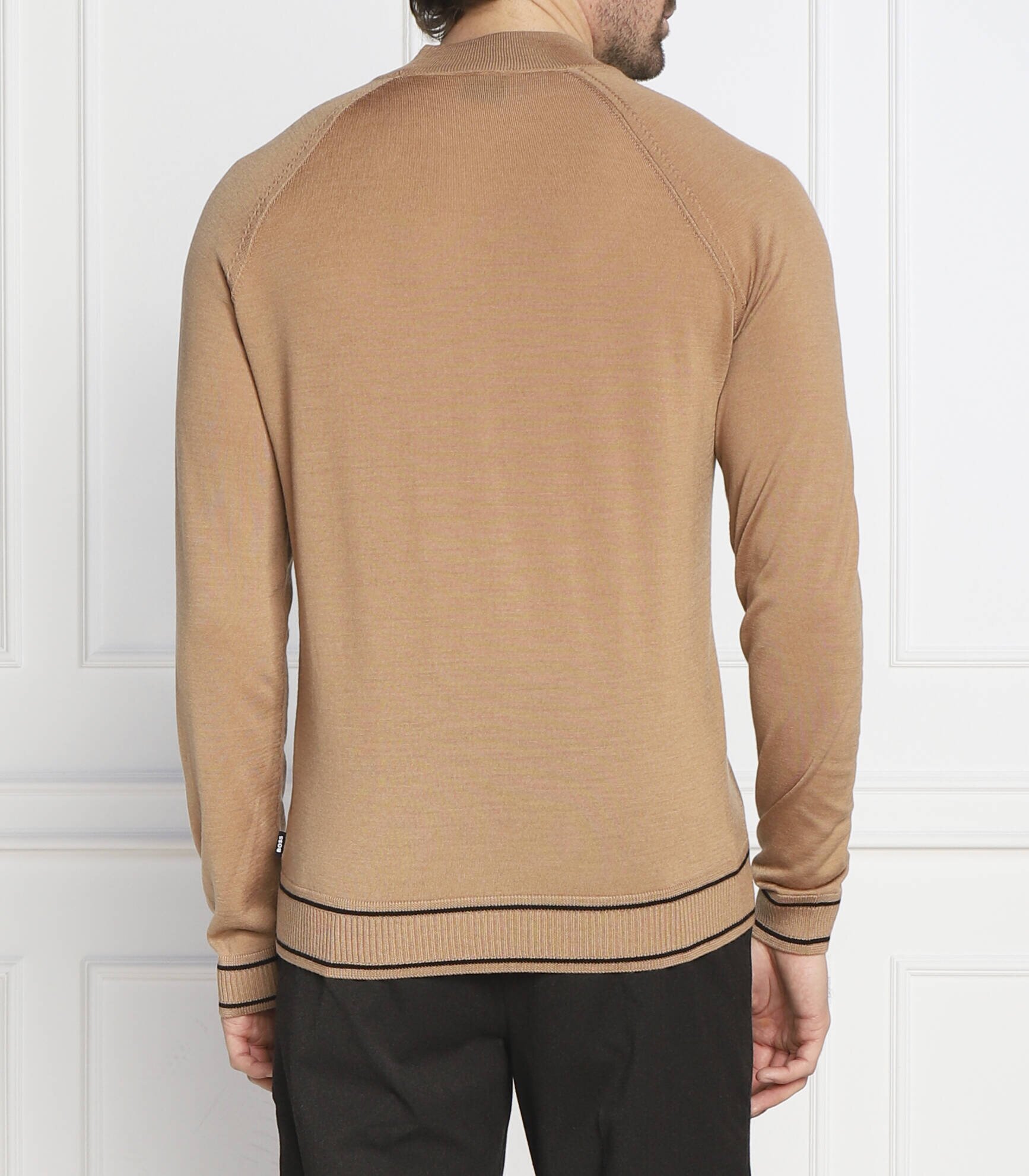 BOSS Black de lână pulover favino | regular fit